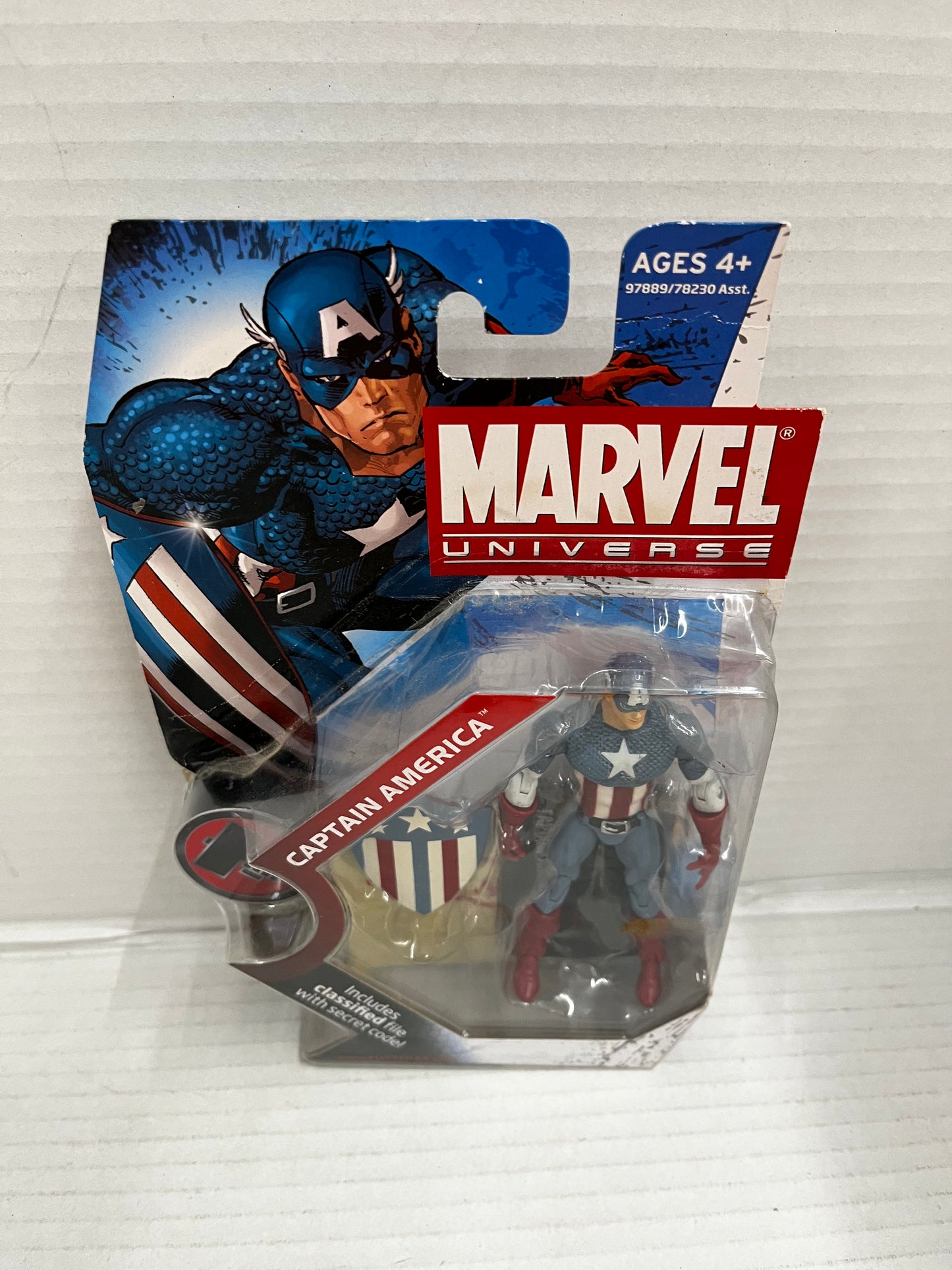 Marvel Universe 3.75" Captain America Action Figure Series 2 #008, NEW