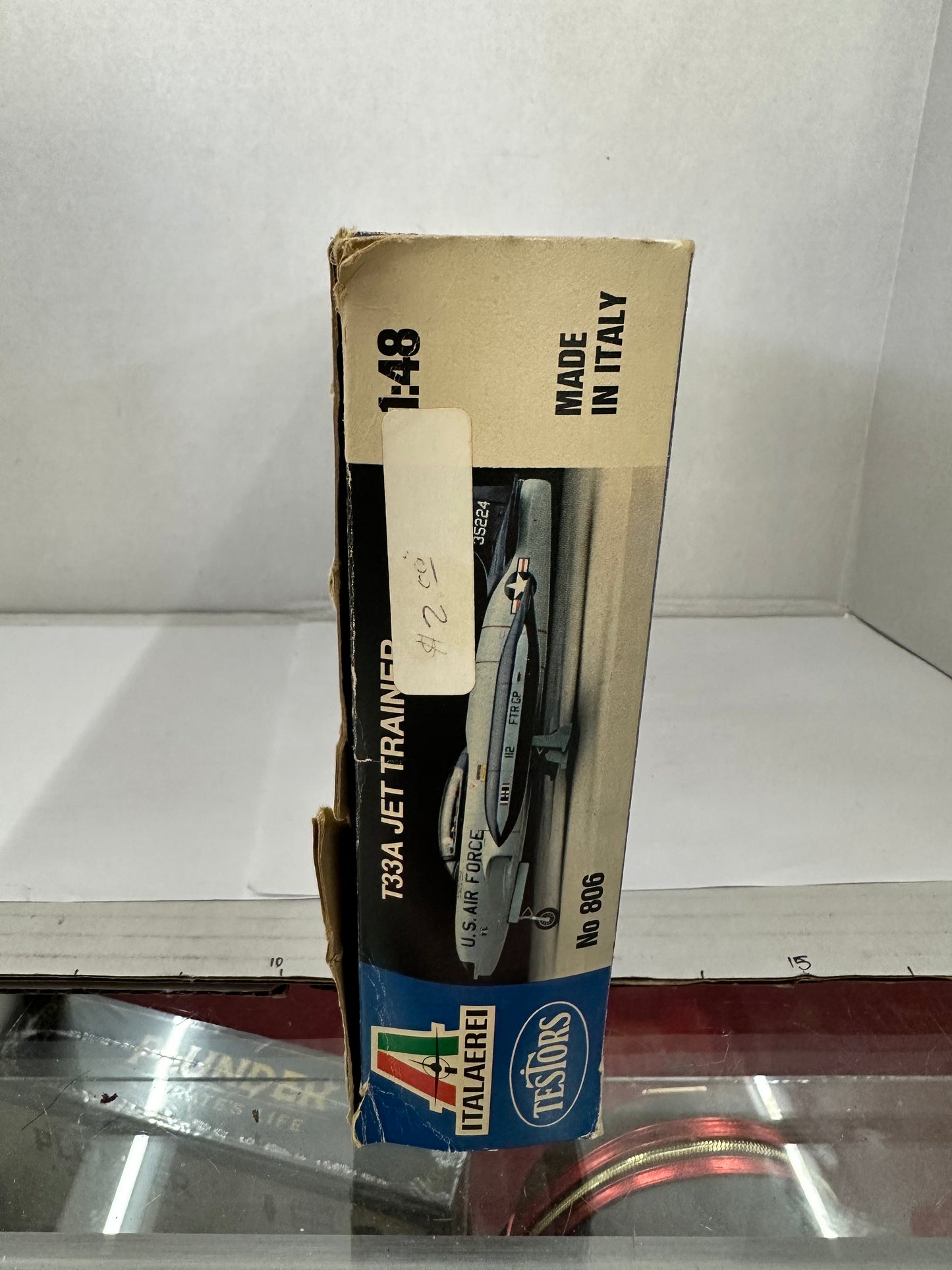 ITALERI 806 1/48 SCALE LOCKHEED T-33A JET TRAINER PLANE