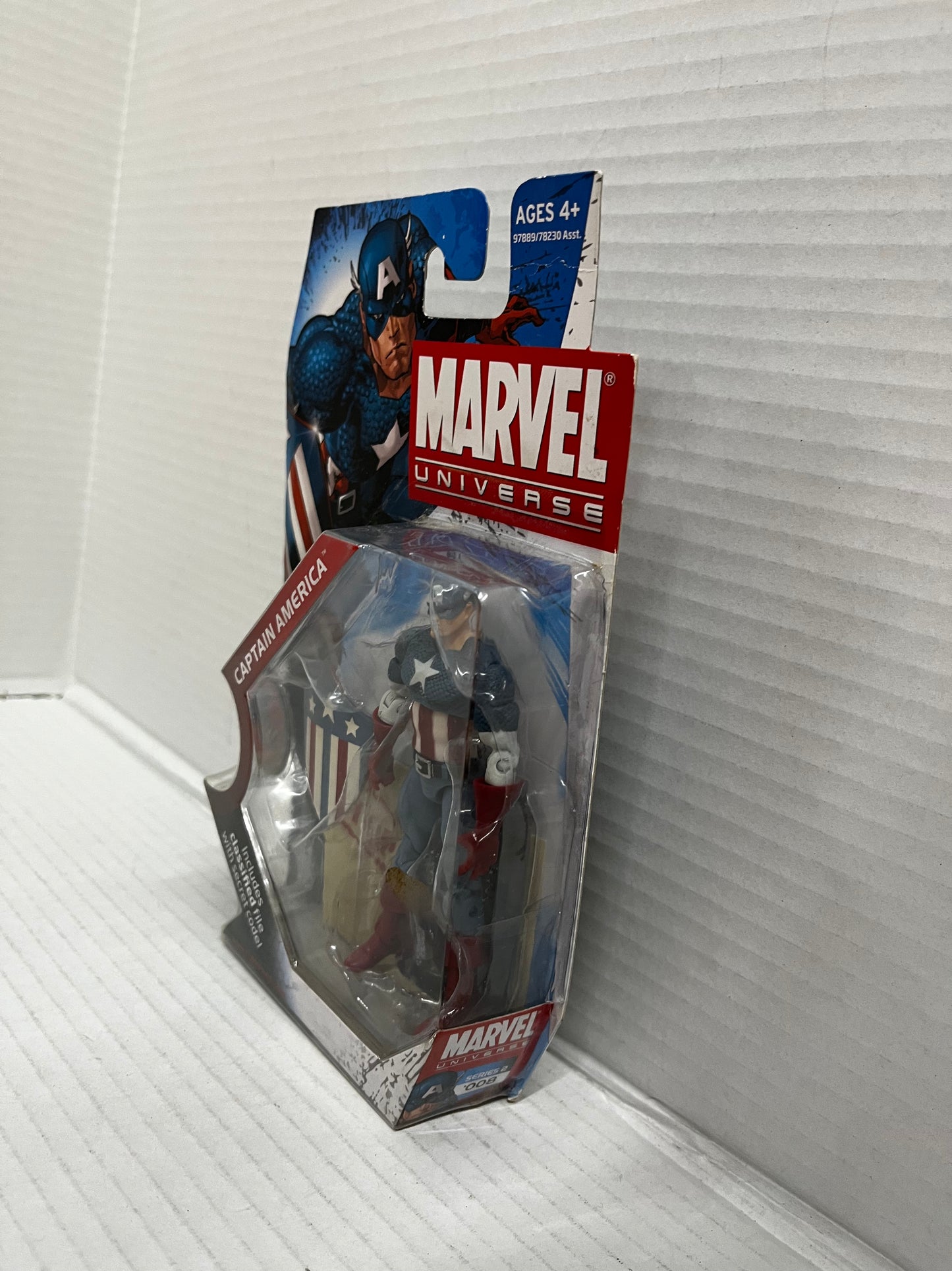 Marvel Universe 3.75" Captain America Action Figure Series 2 #008, NEW