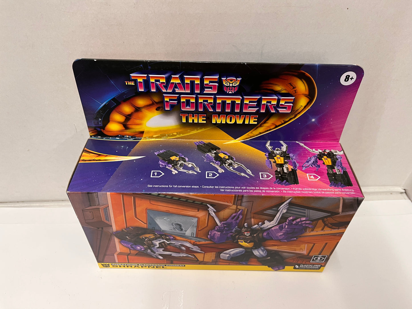 Hasbro Transformers The Movie Retro G1 Shrapnel Figure
