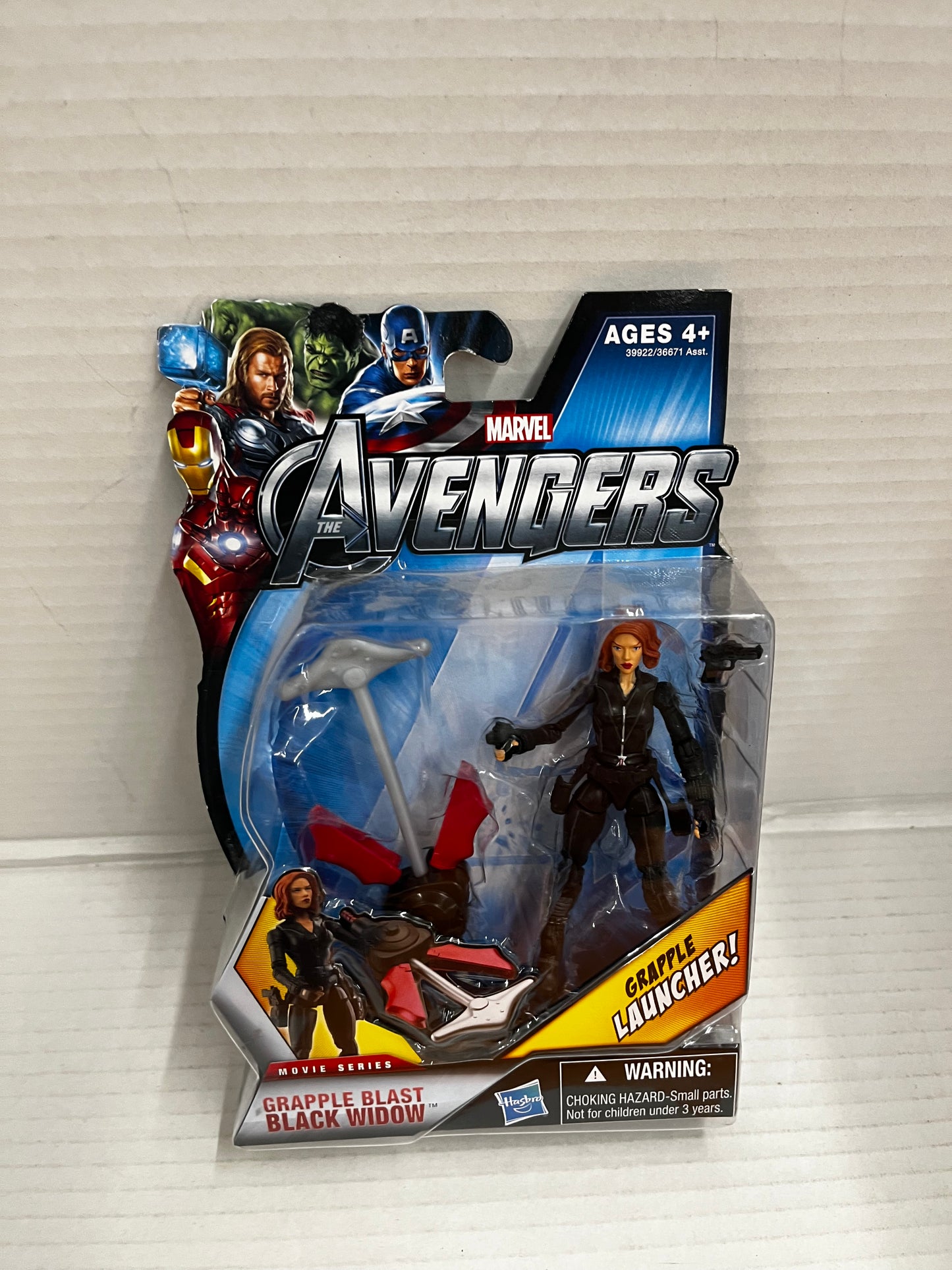NEW MARVEL UNIVERSE INFINITE BLACK WIDOW GRAPPLE BLAST 3.75" FIGURE HASBRO