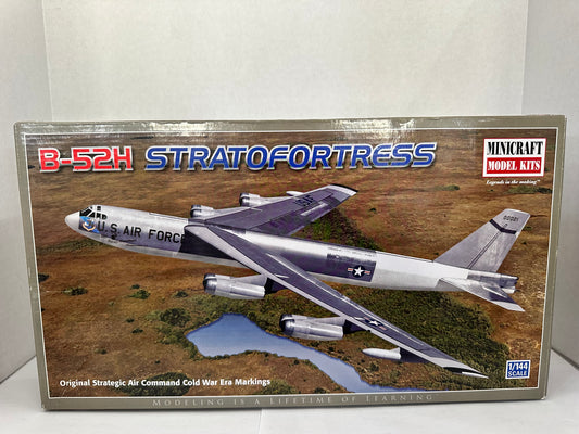 Minicraft Model Kits B-52H Stratofortress 1/144 Plastic Model Kit 14615 Plane