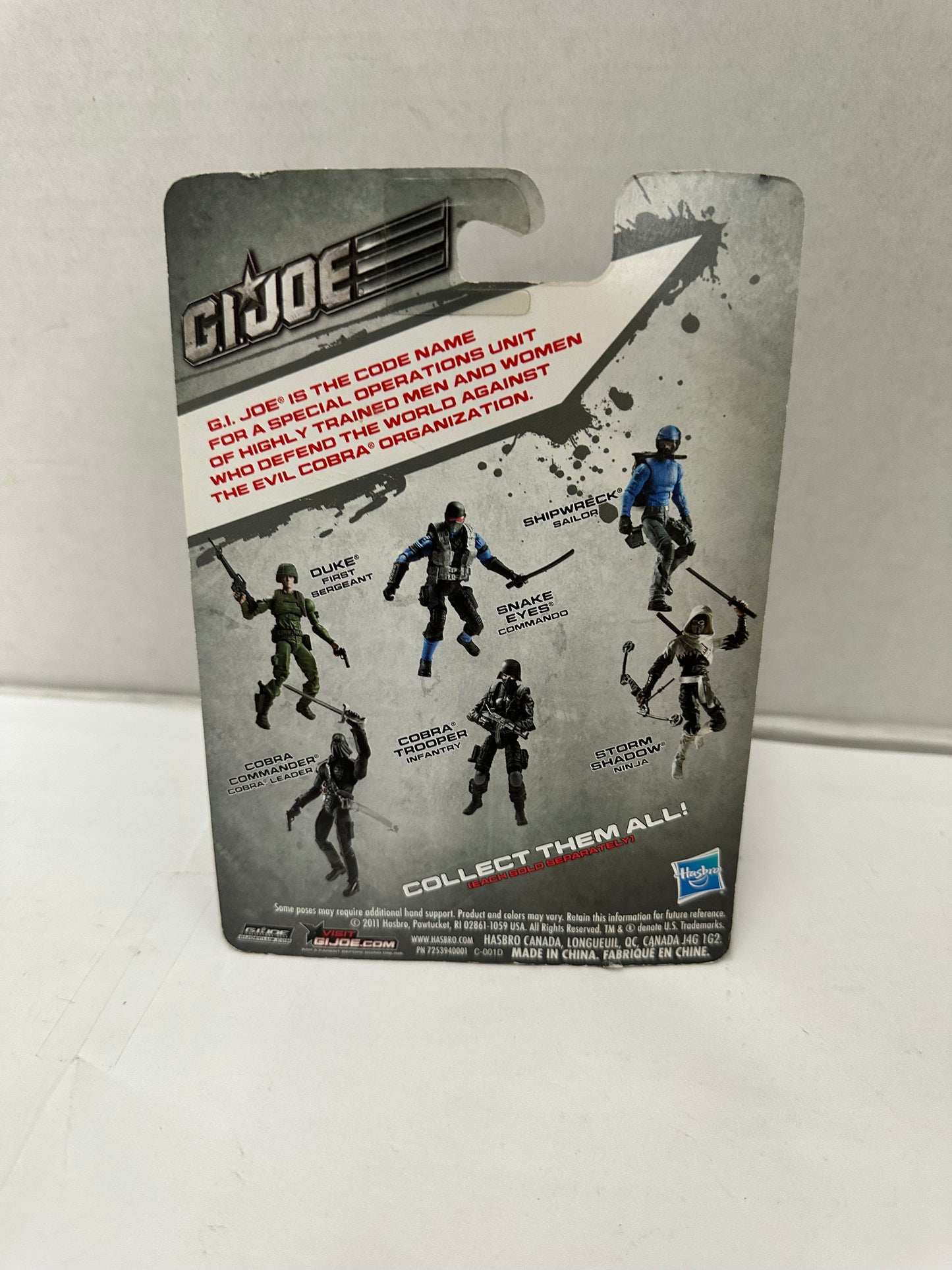 G I JOE SHIPWRECK SAILOR Blue Variant Dollar General Exclusive Figure 2011