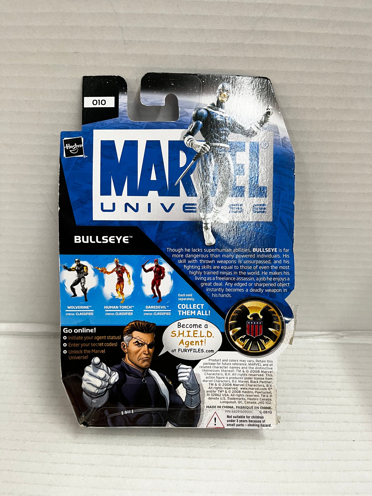 Marvel Universe Bullseye (2008) Hasbro 3.75 Inch Action Figure 010
