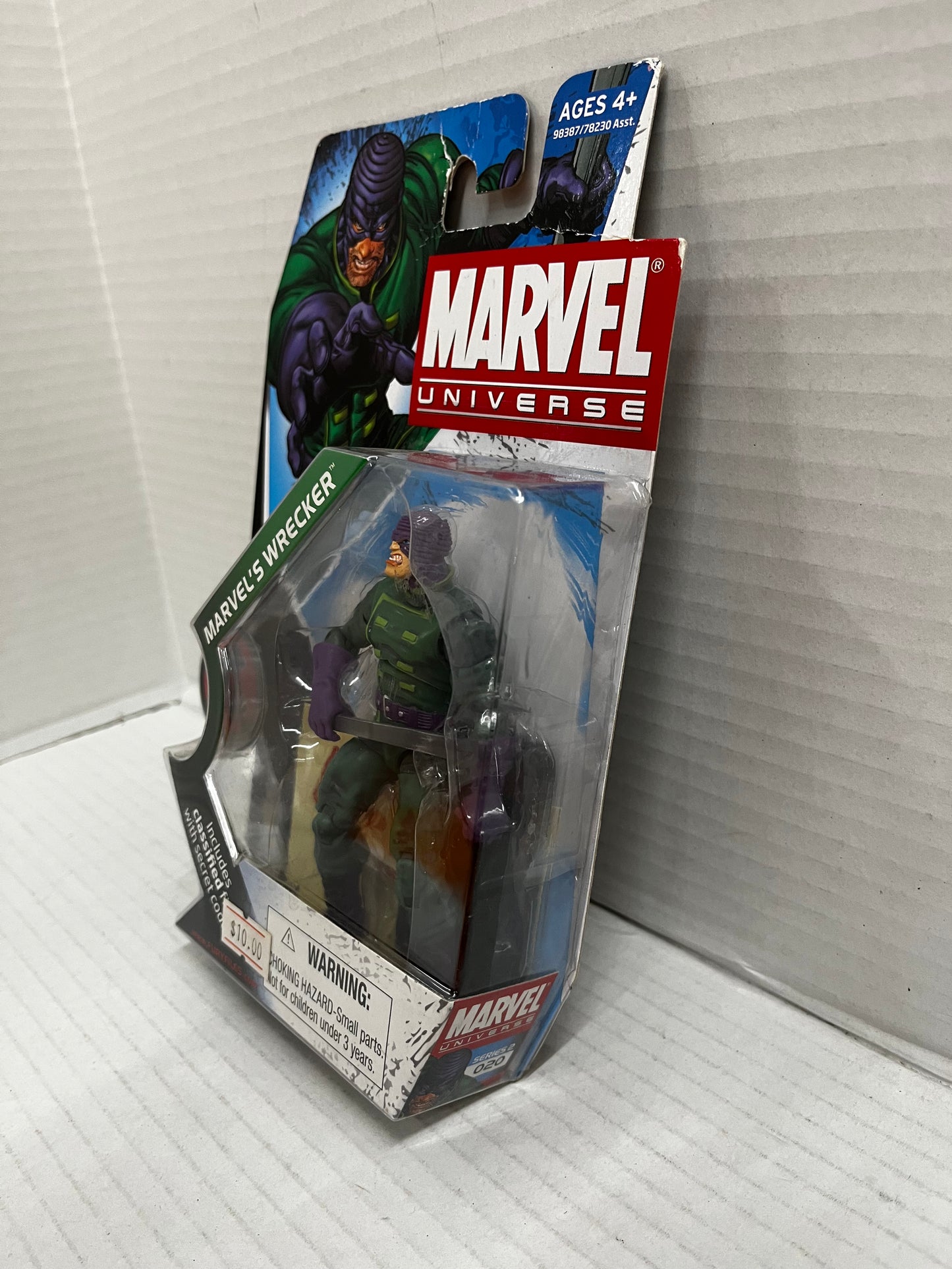 MARVEL'S WRECKER MARVEL UNIVERSE 3.75" ACTION FIGURE SERIES 2 #020 NEW