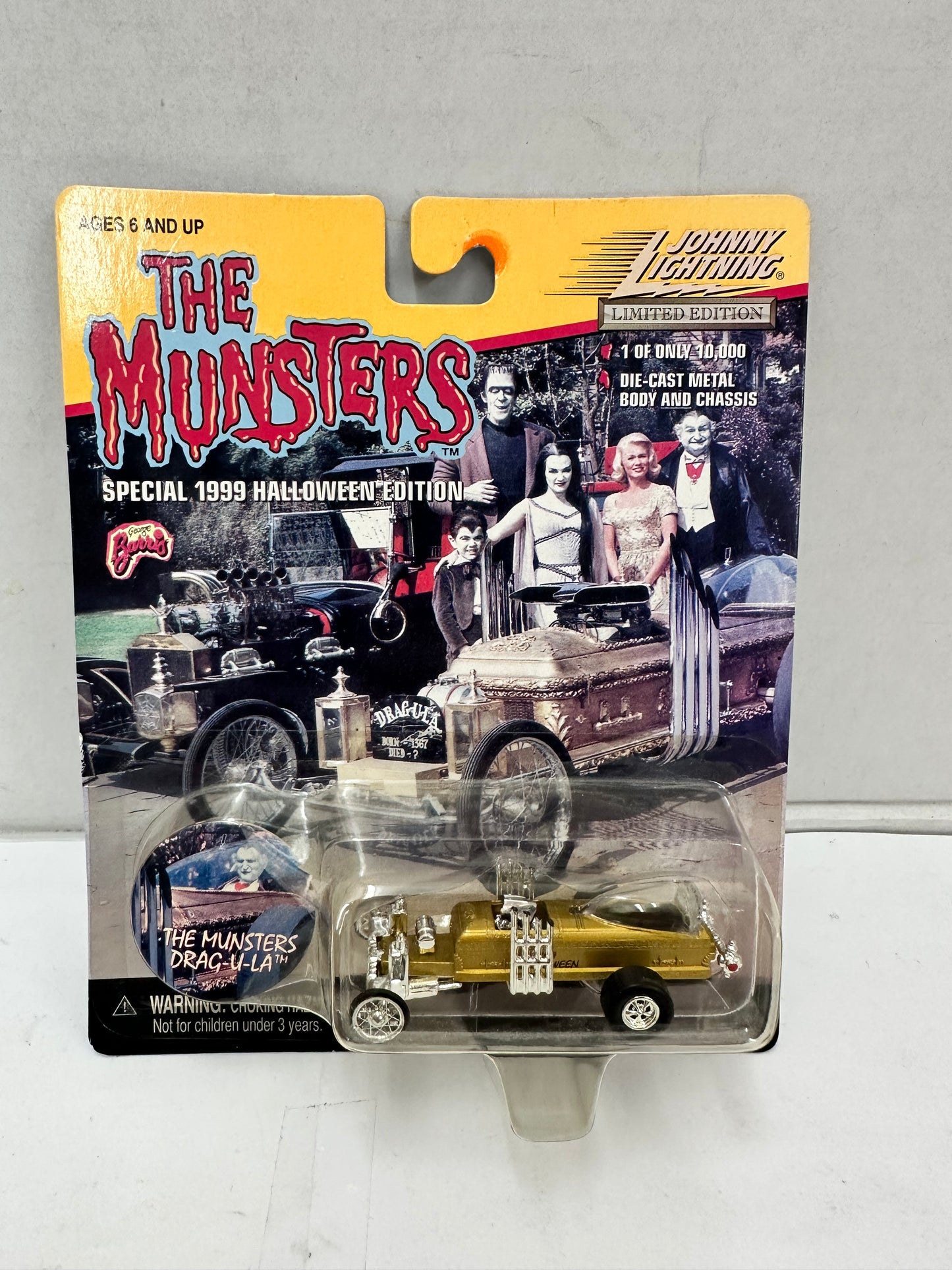 Johnny Lightning The Munsters Special 1999 Halloween Edition Drag-U-La
