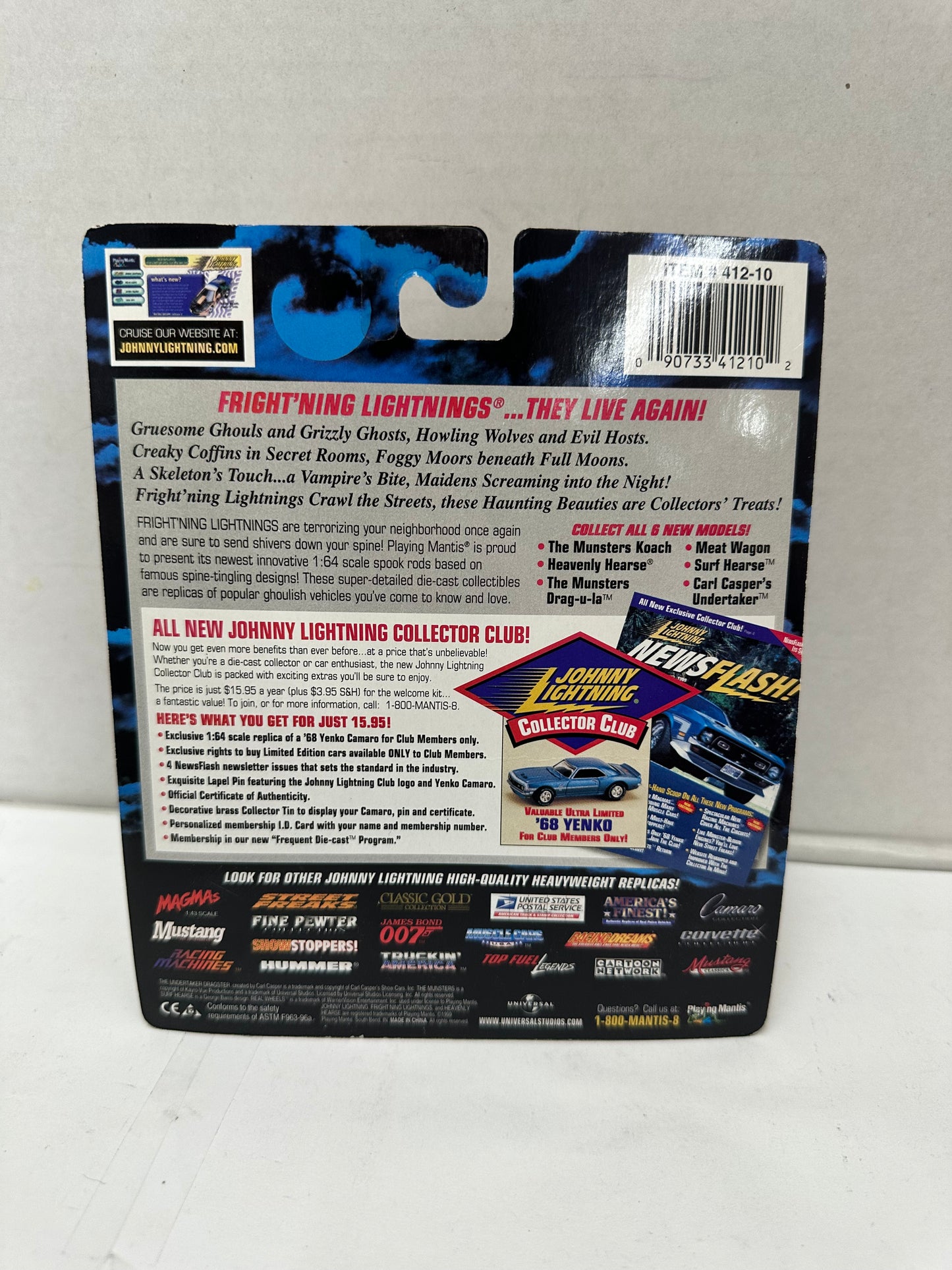 Johnny Lightning The Munsters Special 1999 Halloween Edition Drag-U-La