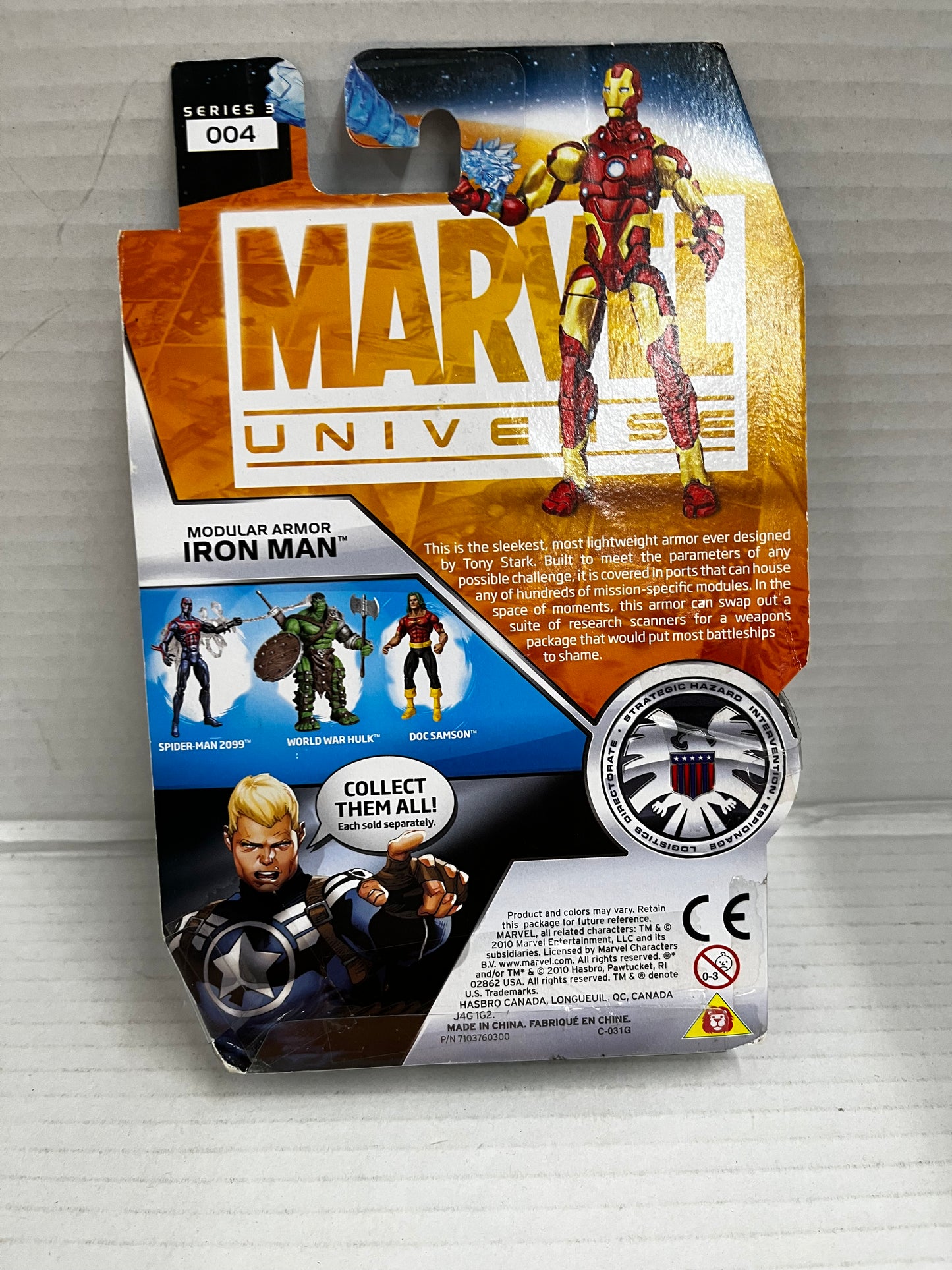 Marvel Universe Modular Armor Iron Man 3.75’ Action Figure Series