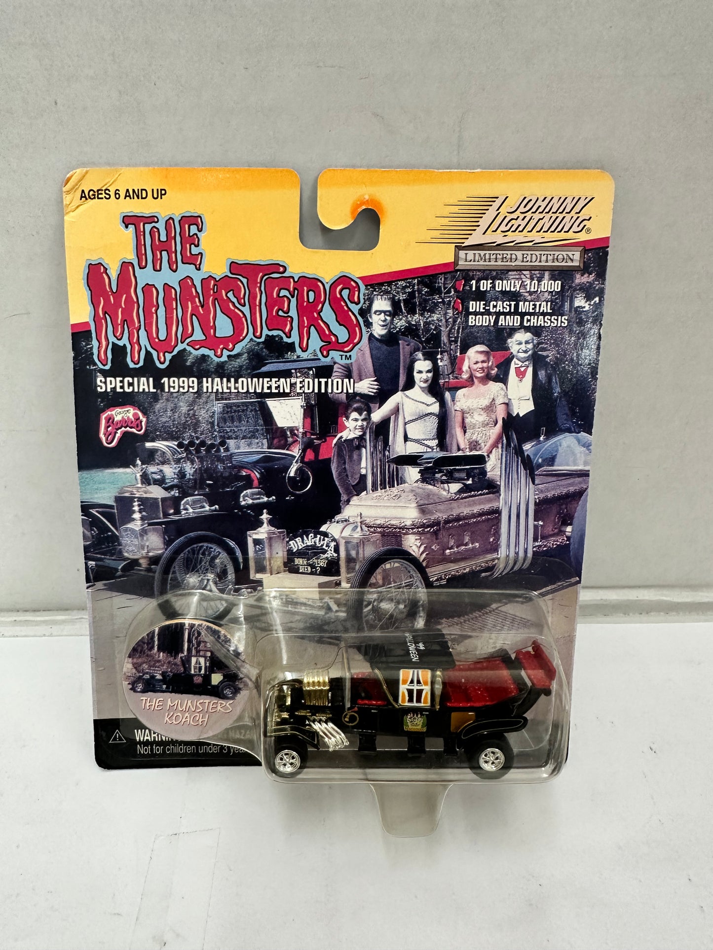 1999 HALLOWEEN EDITION THE MUNSTERS KOACH JOHNNY LIGHTNING