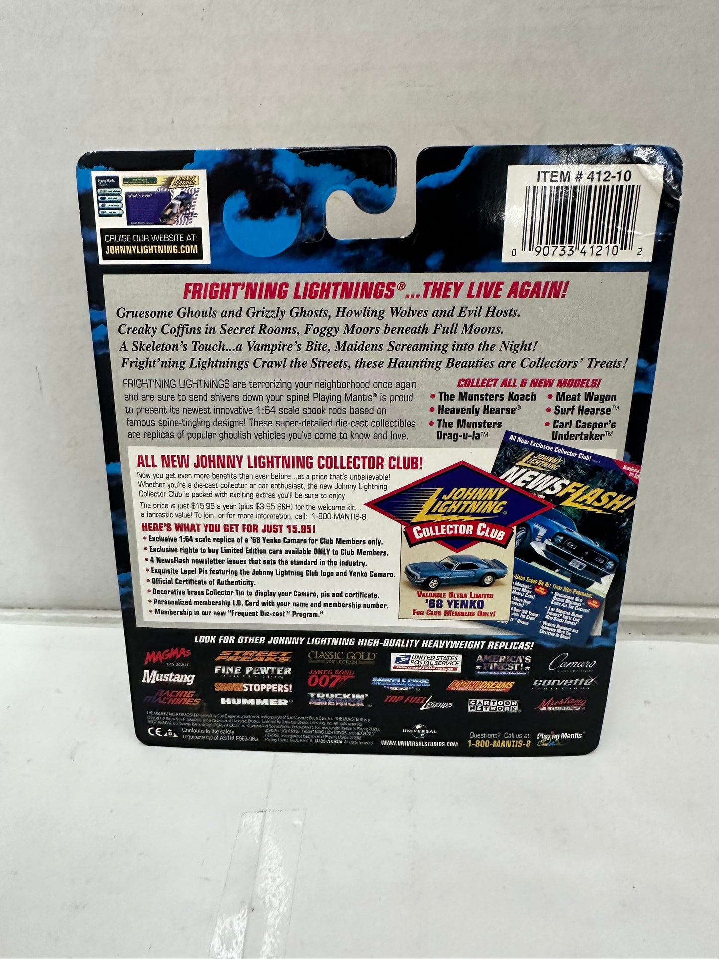 1999 HALLOWEEN EDITION THE MUNSTERS KOACH JOHNNY LIGHTNING