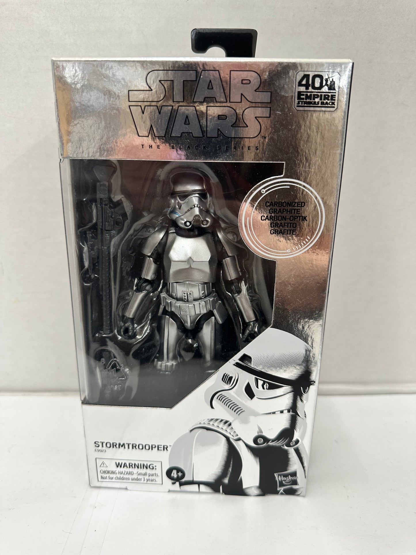 2020 Star Wars Stormtrooper Carbonized Exclusive Black Series 6" Kenner Hasbro