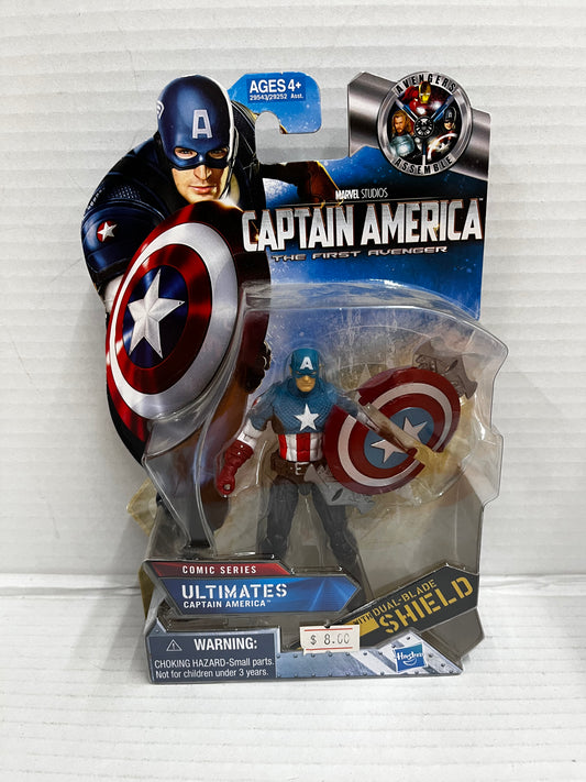 CAPTAIN AMERICA Duel Blade Shield #1 The First Avenger Comic Series 3.75" Figure