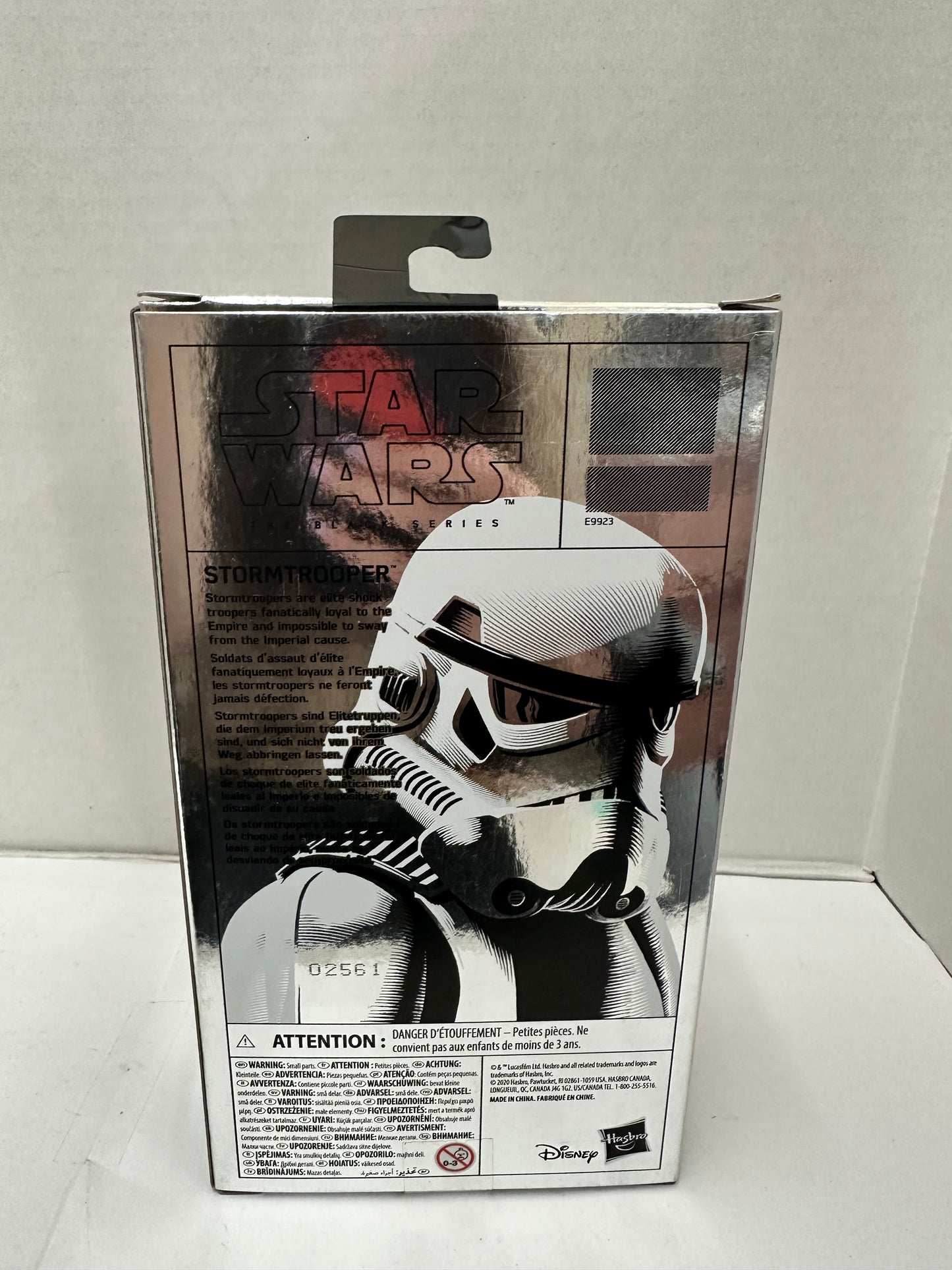 2020 Star Wars Stormtrooper Carbonized Exclusive Black Series 6" Kenner Hasbro