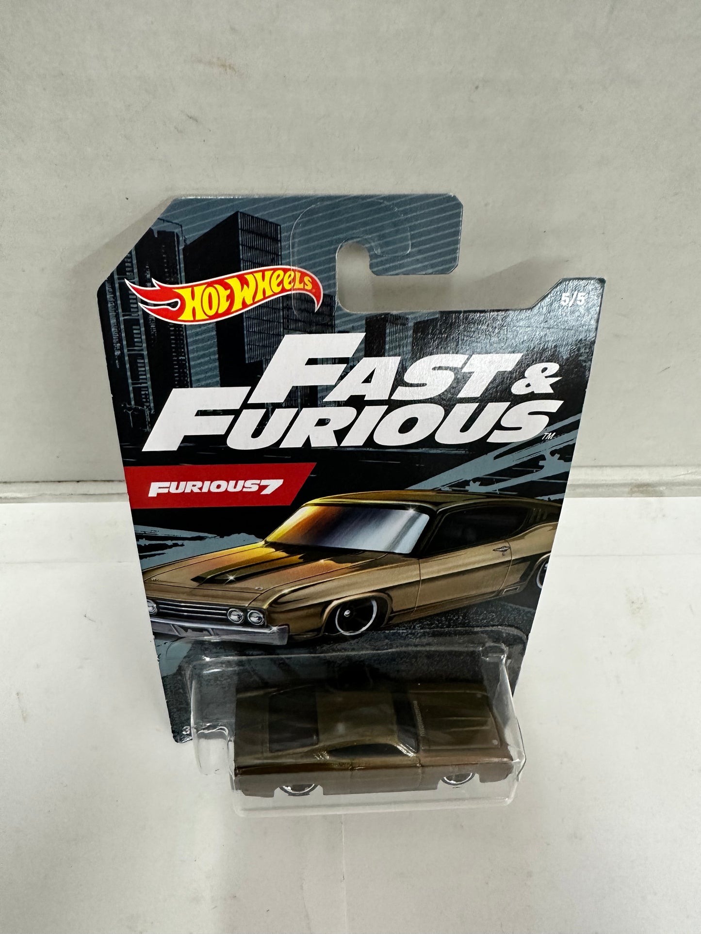 HOT WHEELS Dom’s 69 Ford Torino Talladega GPT Special Fast Furious 7 Movie Merch