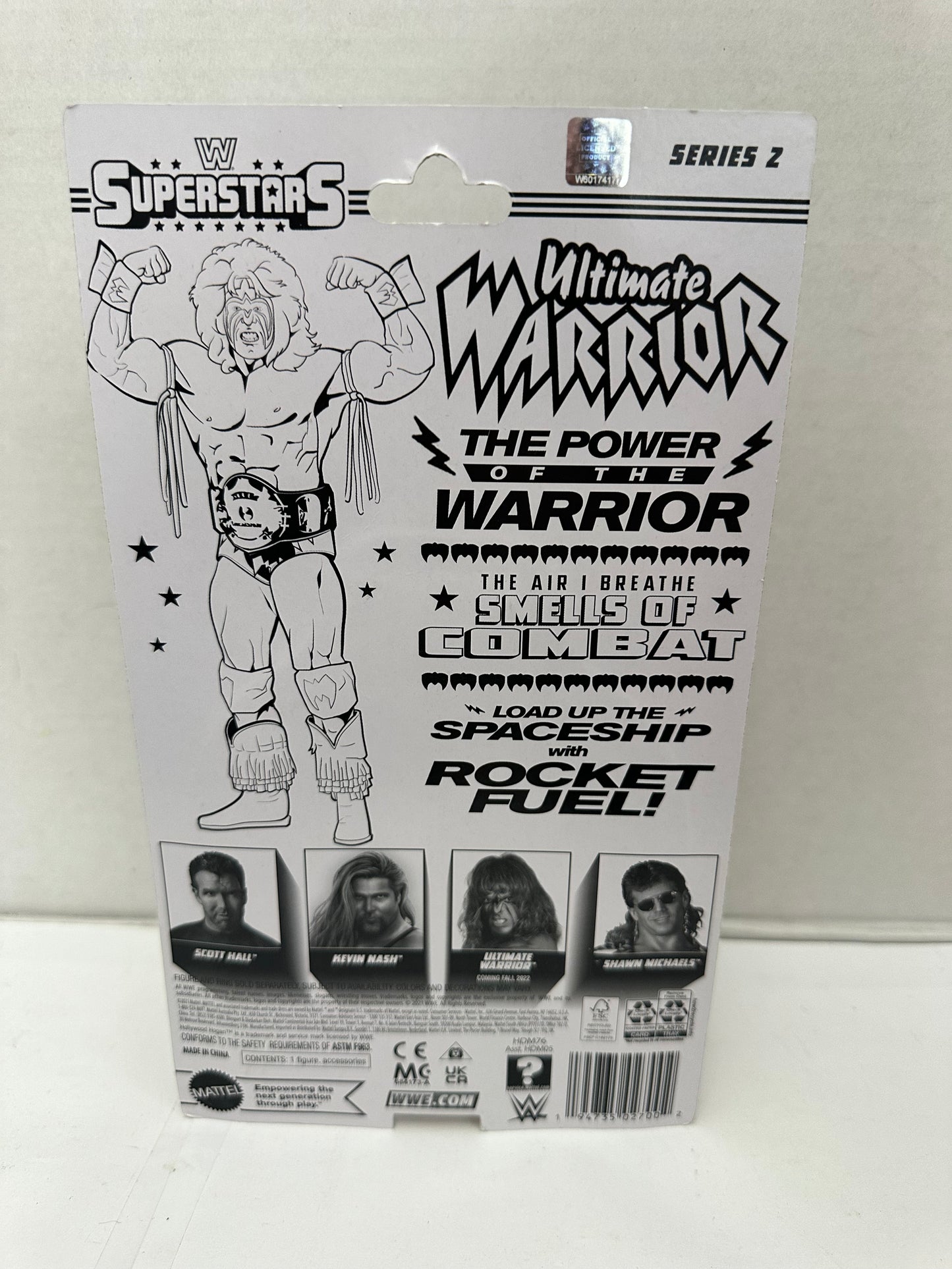WWE Superstars Series 2 ULTIMATE WARRIOR Wrestling Figure