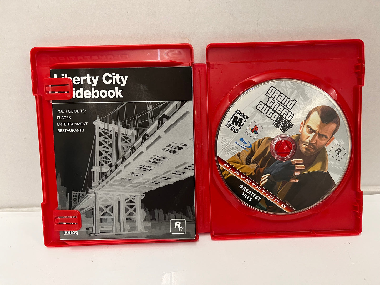 Grand Theft Auto IV GTA 4 PS3 PlayStation 3 Greatest Hits Complete CIB with Map!