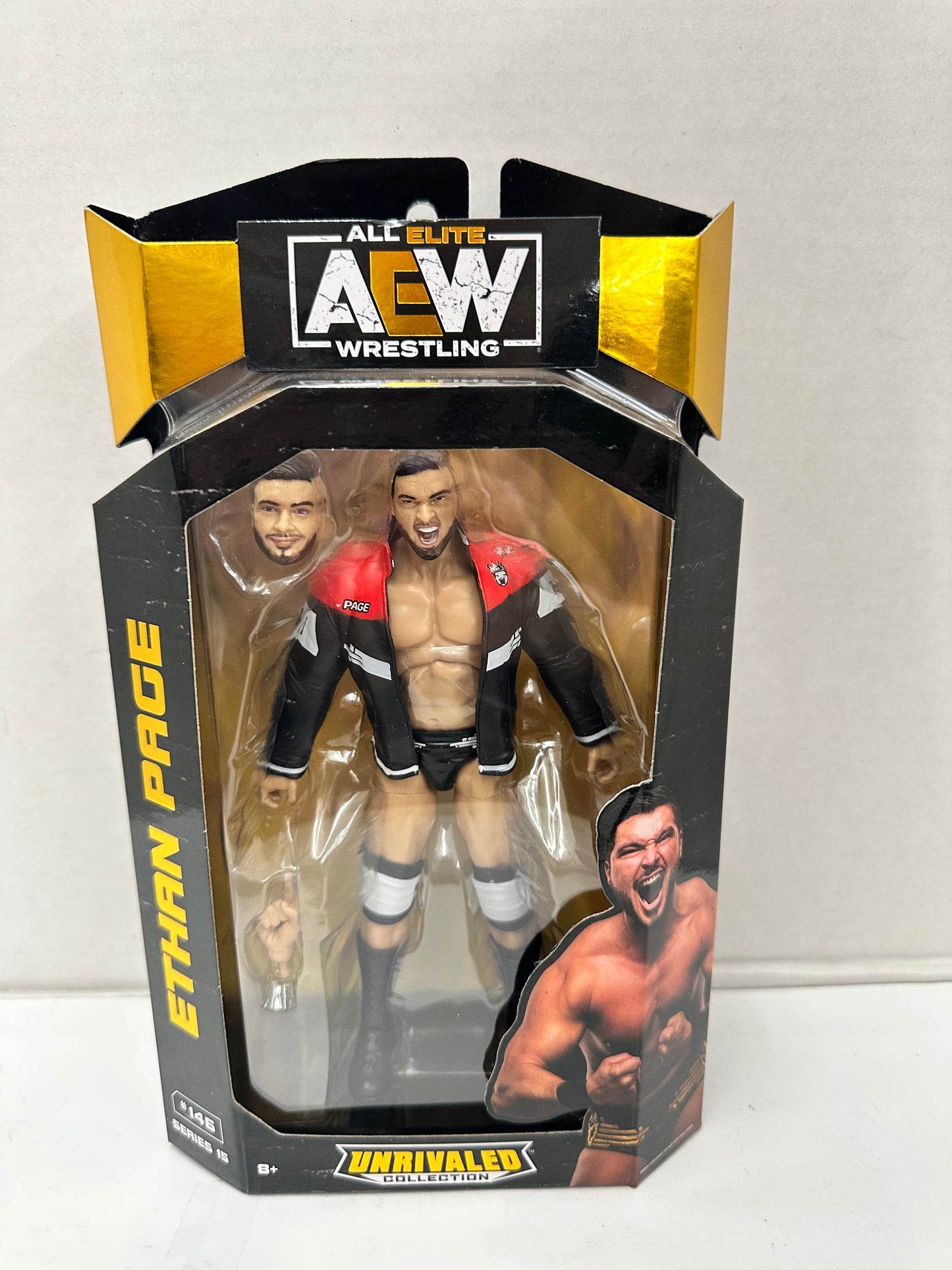 AEW Wrestling Figure Ethan Page #146 Unrivaled Collection Series 15 New