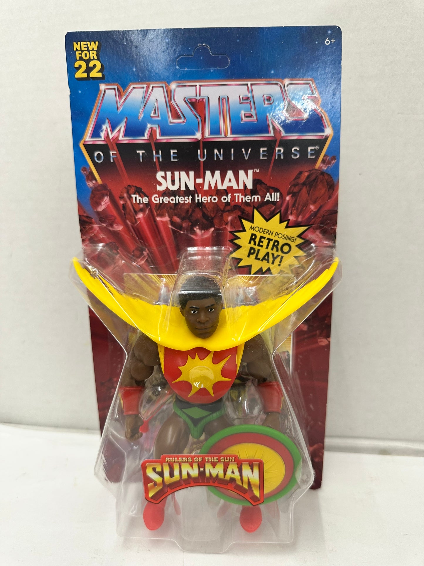 Mattel Masters of the Universe SUN MAN 5.5 inch Action Figure - HDR90 Unpunched
