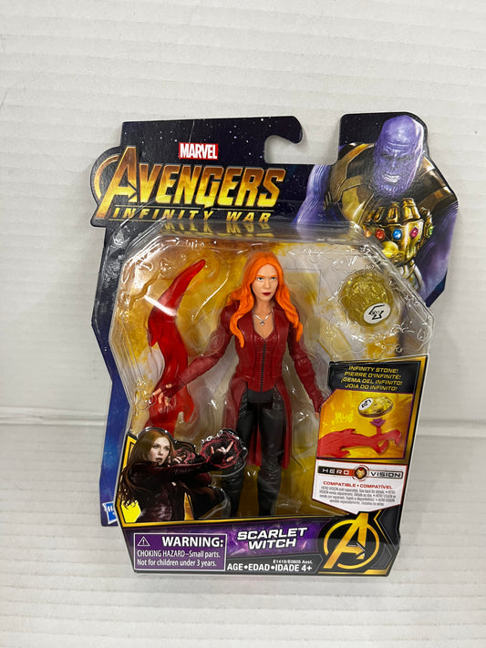 2017 NIP 6” Scarlet Witch Figure Avengers Infinity War hero vision stone toy