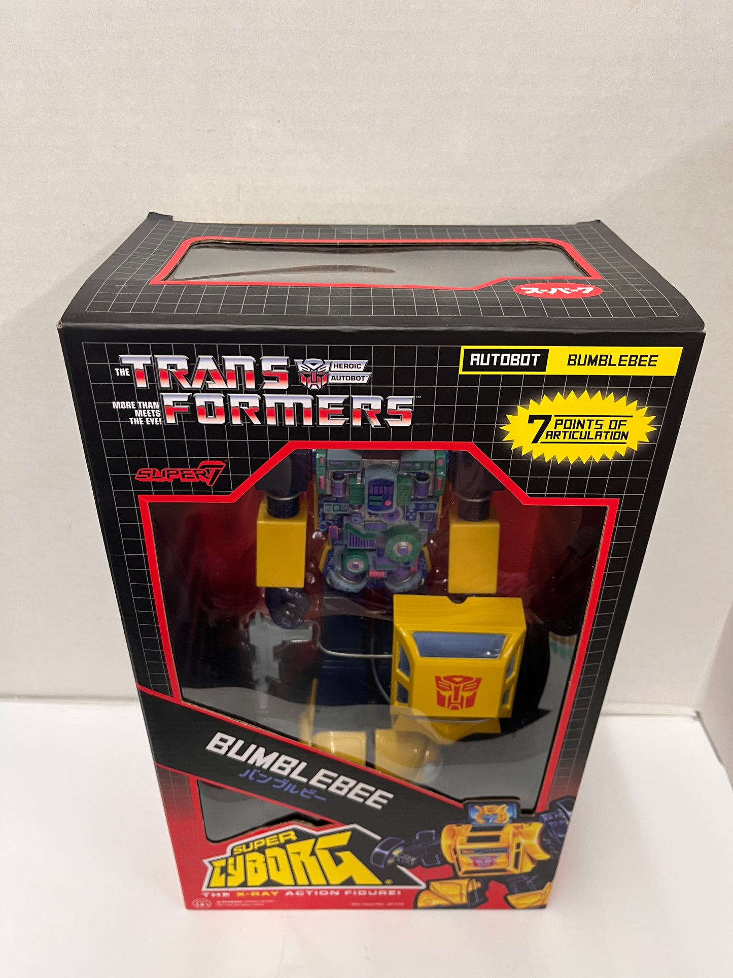 Transformers Super Cyborg X-Ray Action Figure - Bumblebee- Super 7
