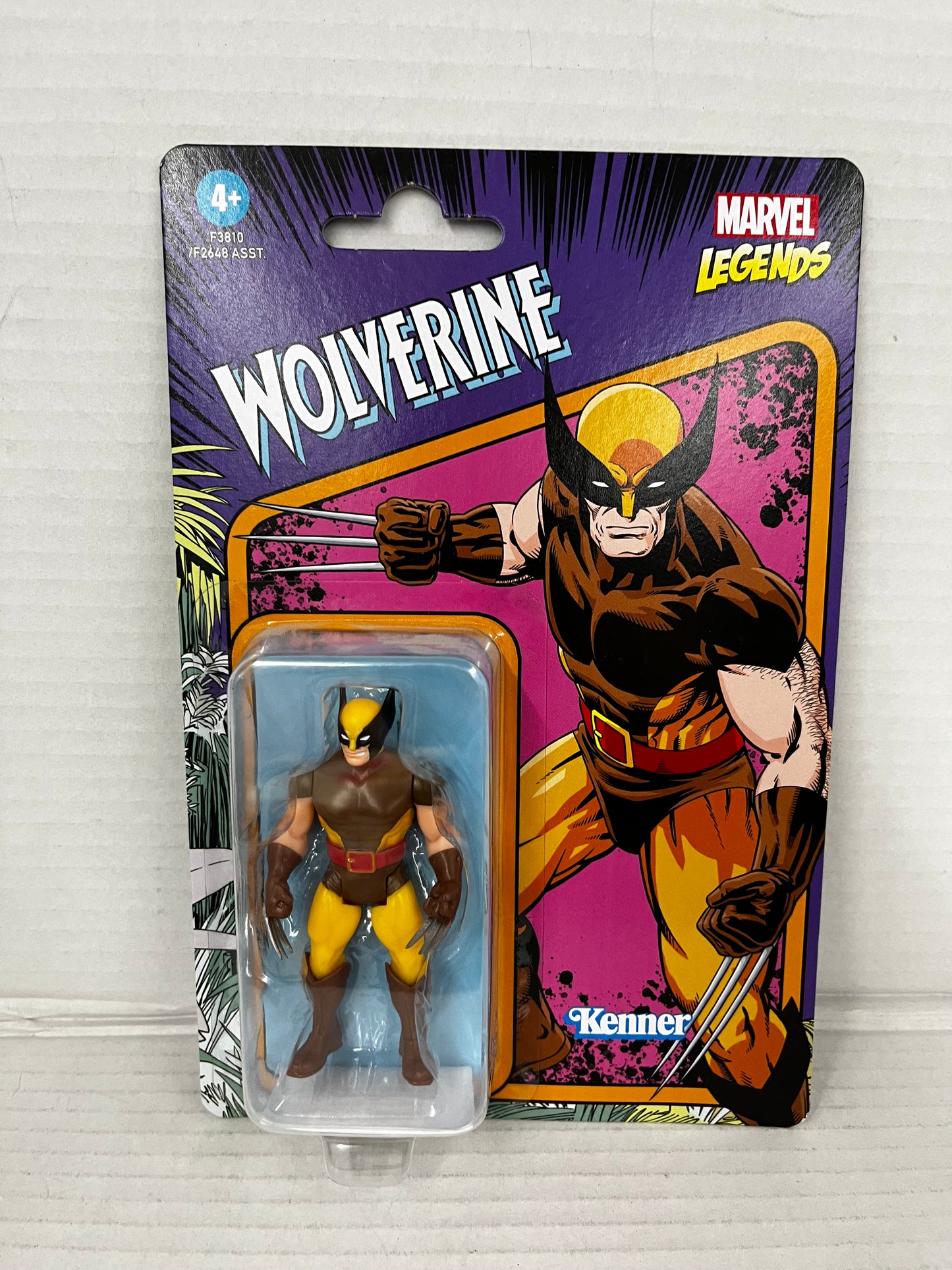Marvel Legends Wolverine 3.75” Action Figure - Hasbro Retro Kenner
