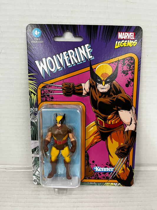 Marvel Legends Wolverine 3.75” Action Figure - Hasbro Retro Kenner
