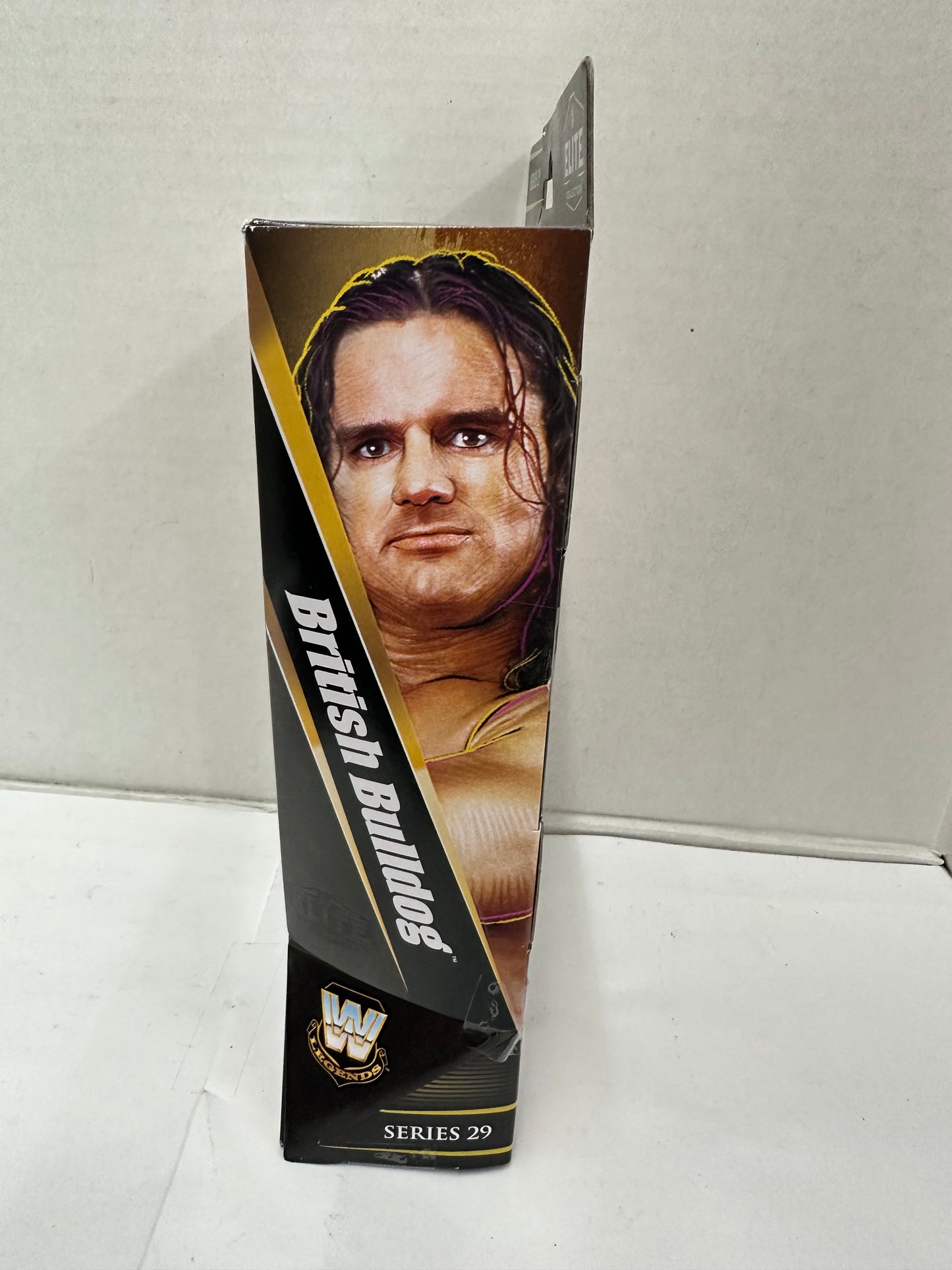 WWE ELITE LEGENDS BRITISH BULLDOG ACTION FIGURE SERIES 29 NEW SEALED