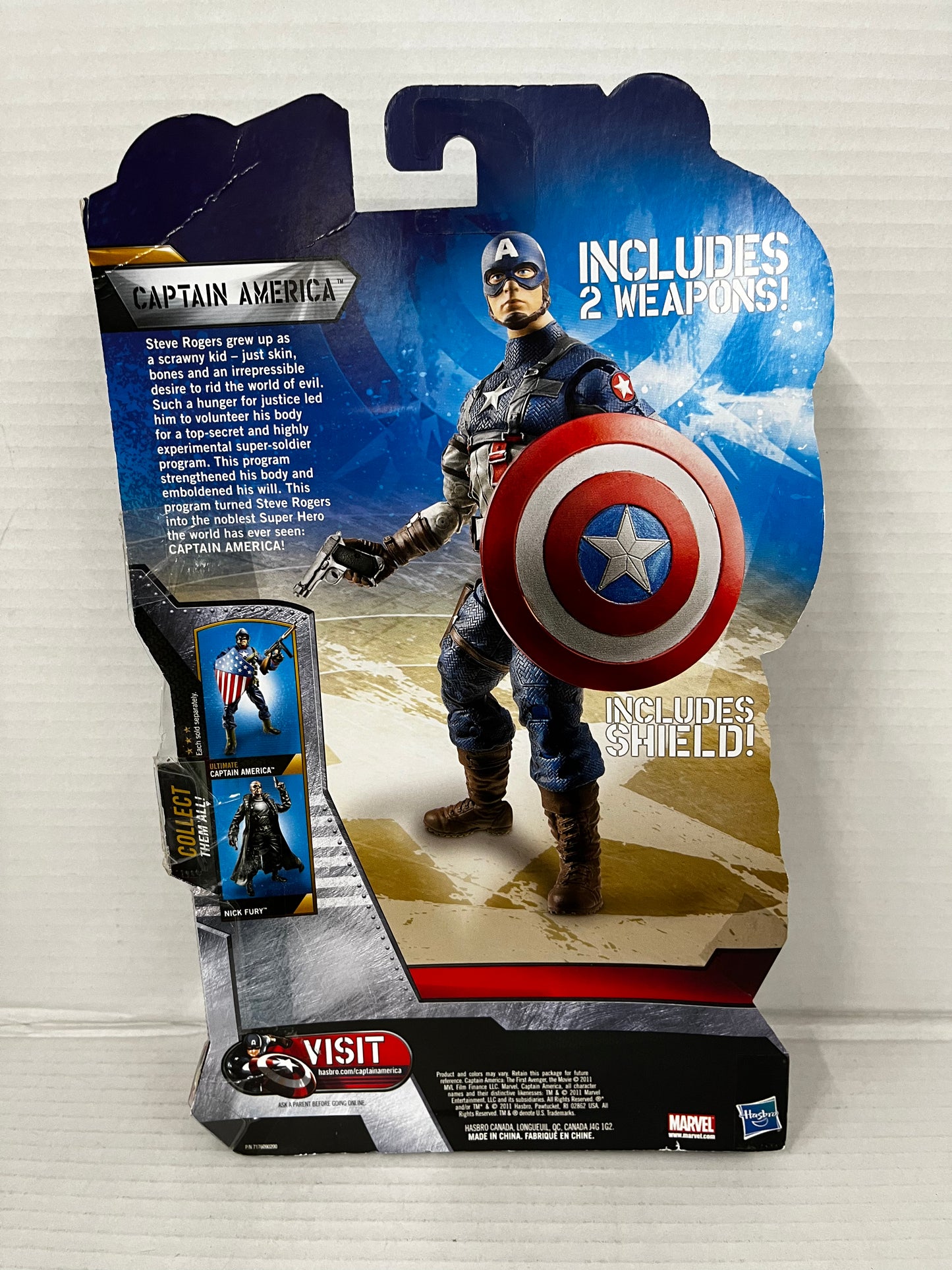 Marvel Studios Captain America The First Avenger Action Figure Walmart Exclusive