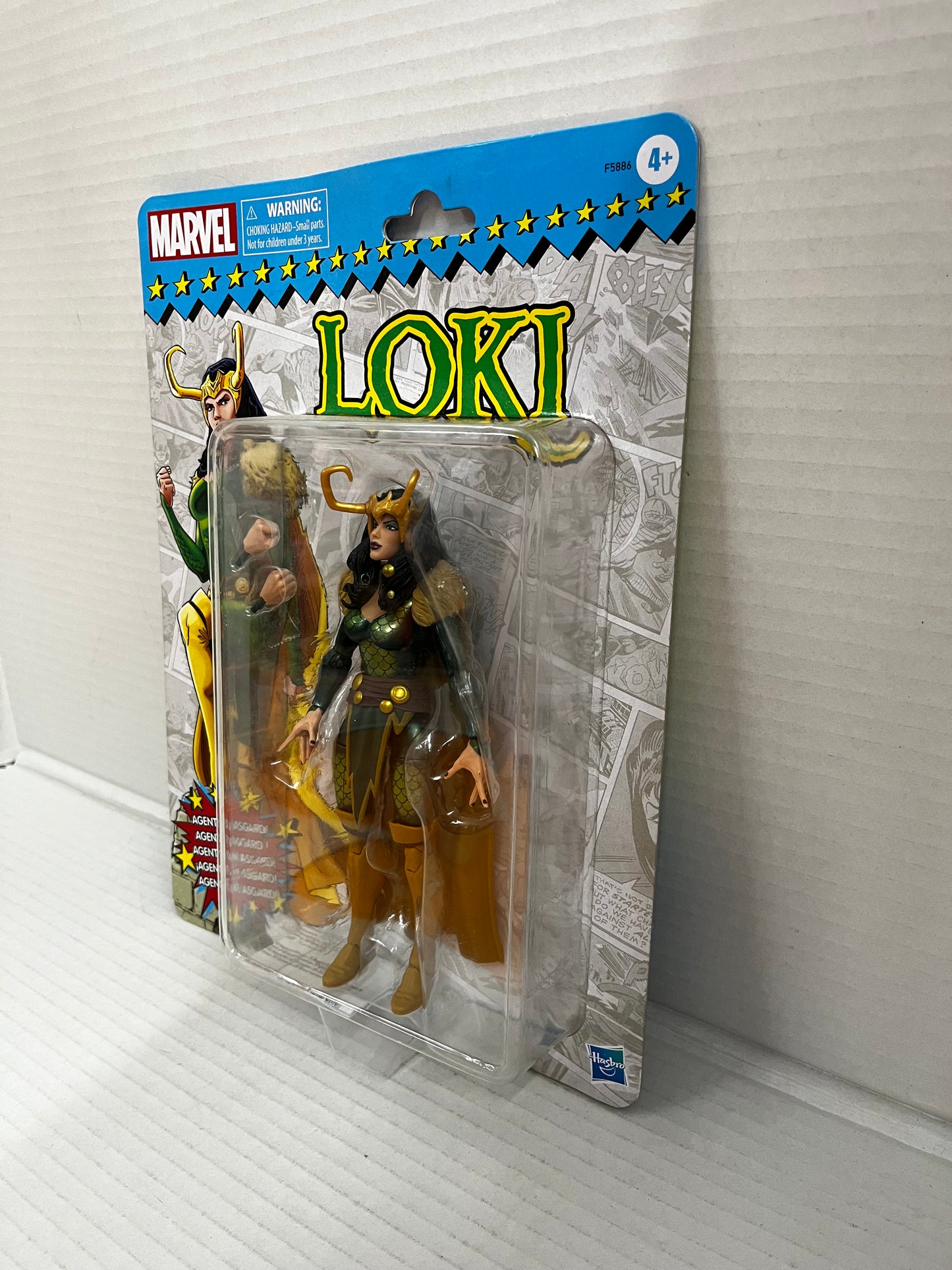 Hasbro Marvel Legends Retro Card Lady Loki Agent of Asgard 6" Figure Sealed