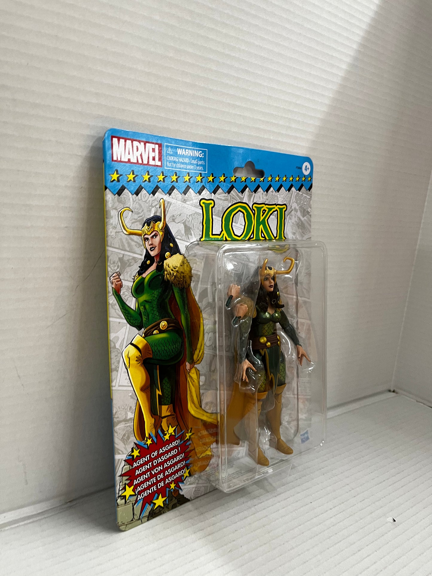 Hasbro Marvel Legends Retro Card Lady Loki Agent of Asgard 6" Figure Sealed