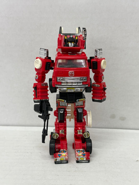 Takara Transformers G1 Inferno Firetruck OG Vintage 1982 Hasbro Incomplete #1