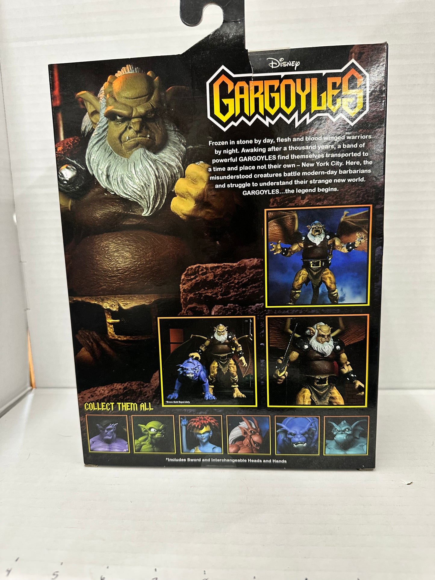 NECA Disney Gargoyles Hudson Ultimate Action Figure Reel Toys NEW