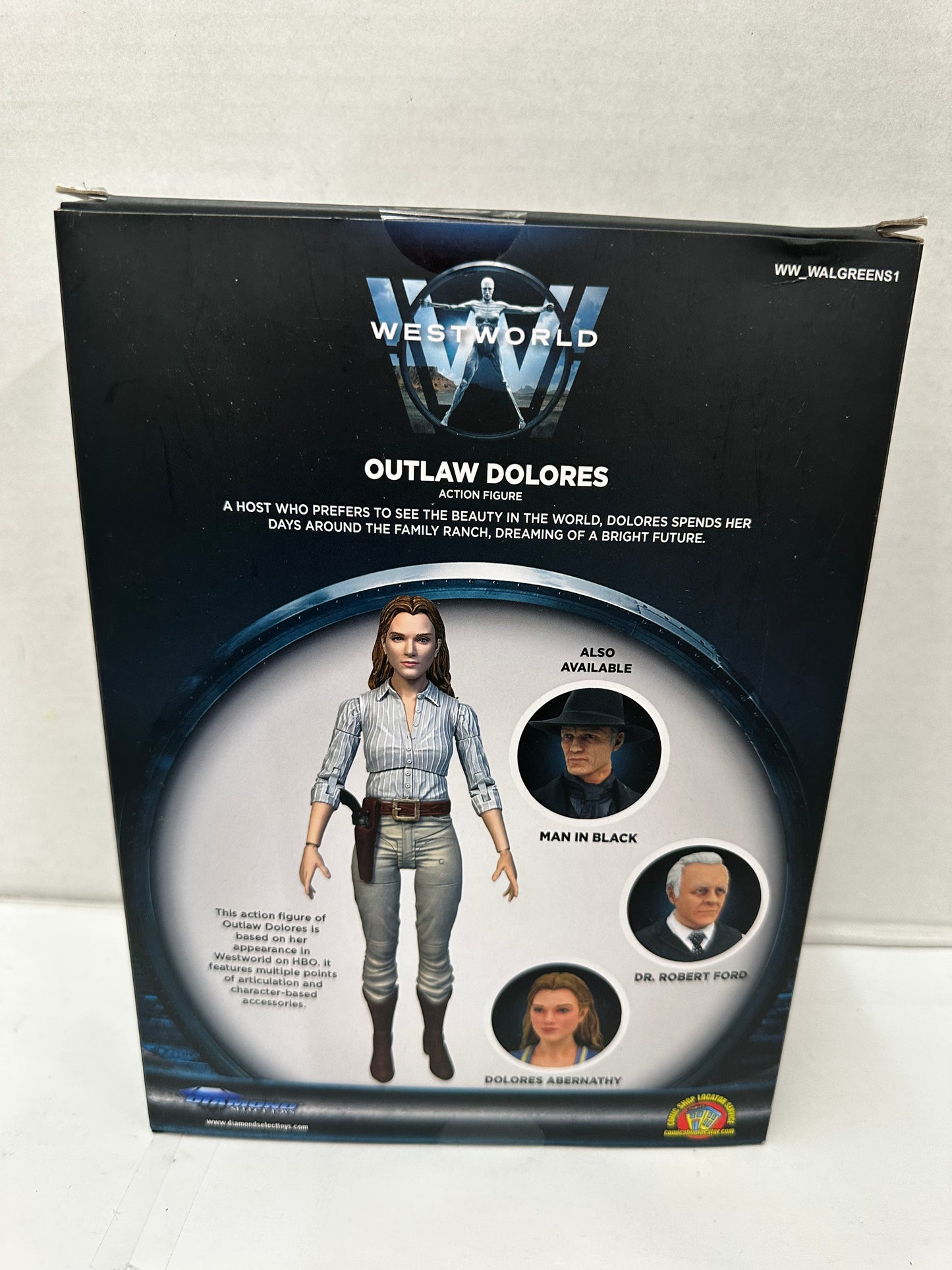 Westworld: OUTLAW DOLORES 6" Action Figure (2019, Diamond Select)