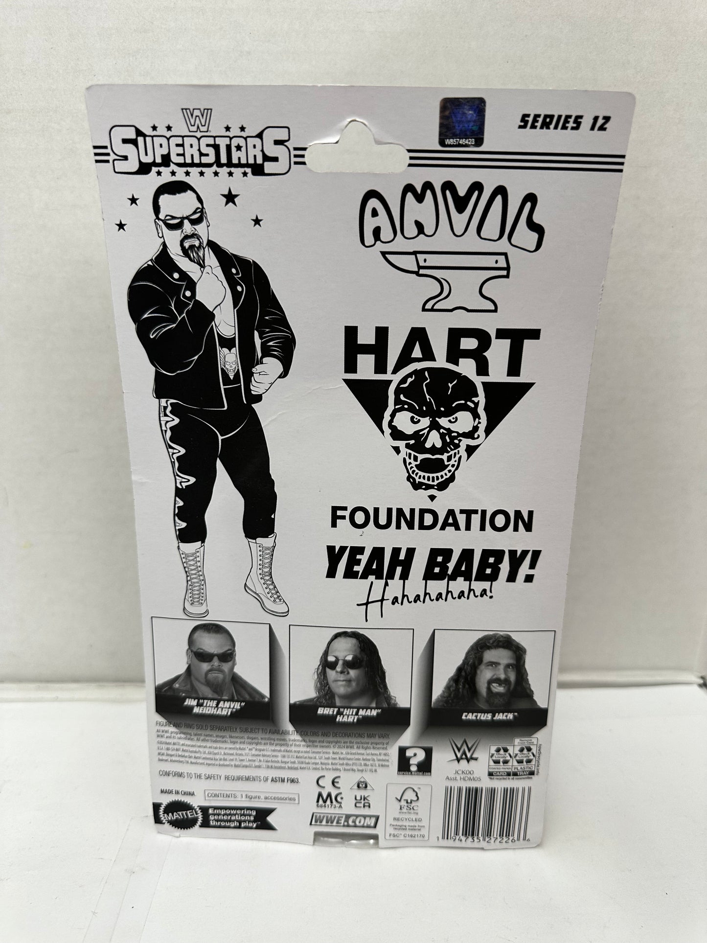 WWE Superstars Jim The Anvil Neidhart  Action Figure 2024