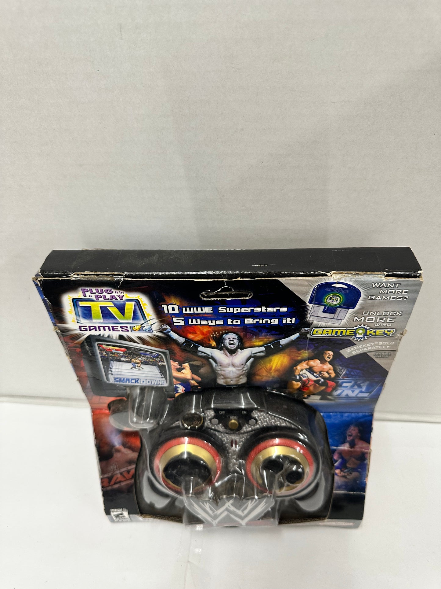 Jakks TV Games - WWE Smackdown vs Raw 2005 TV Plug and Play Video Game Wrestling
