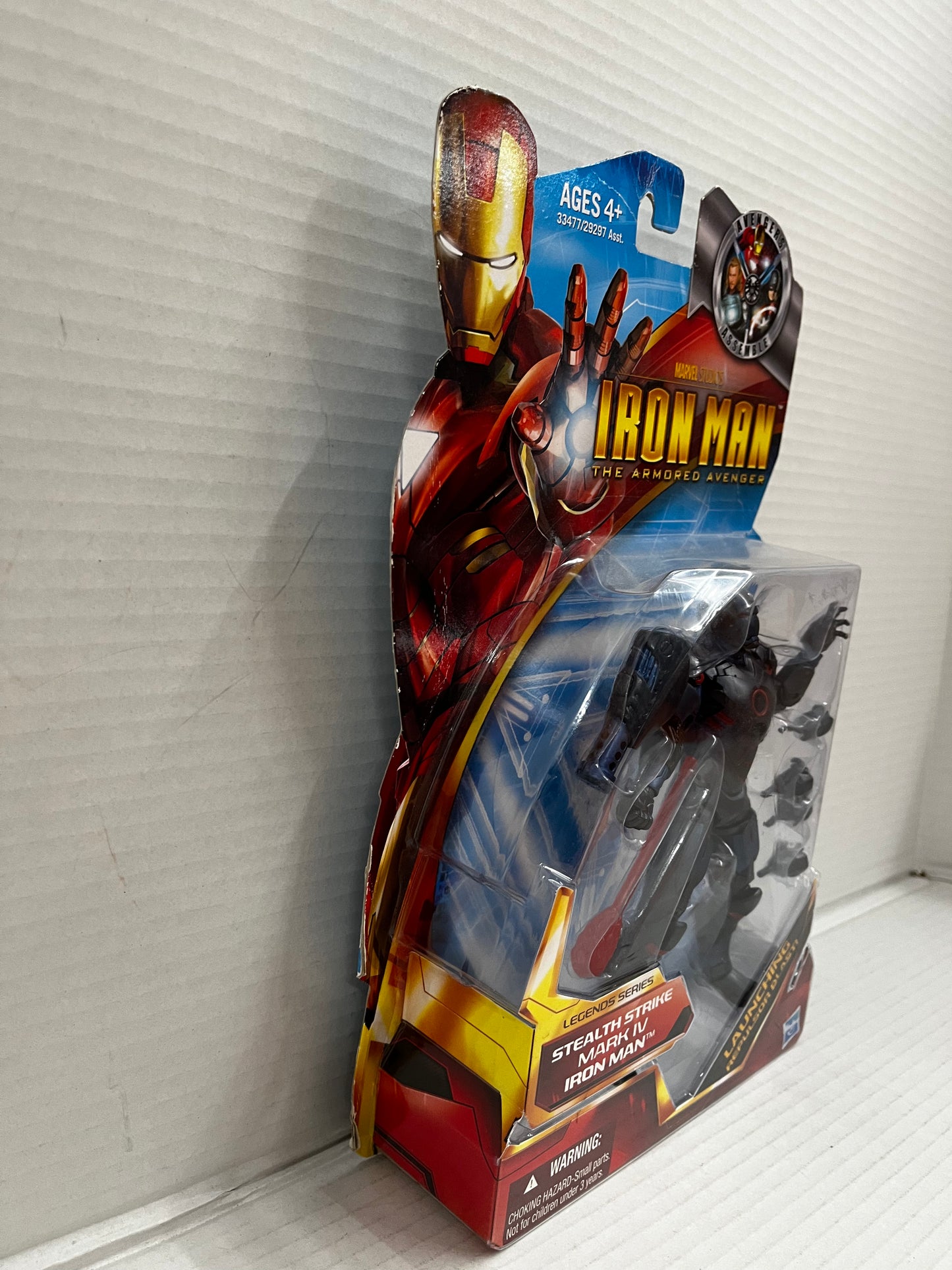 MARVEL LEGENDS SERIES STEALTH STRIKE IRON MAN MARK IV THE ARMORED AVENGER