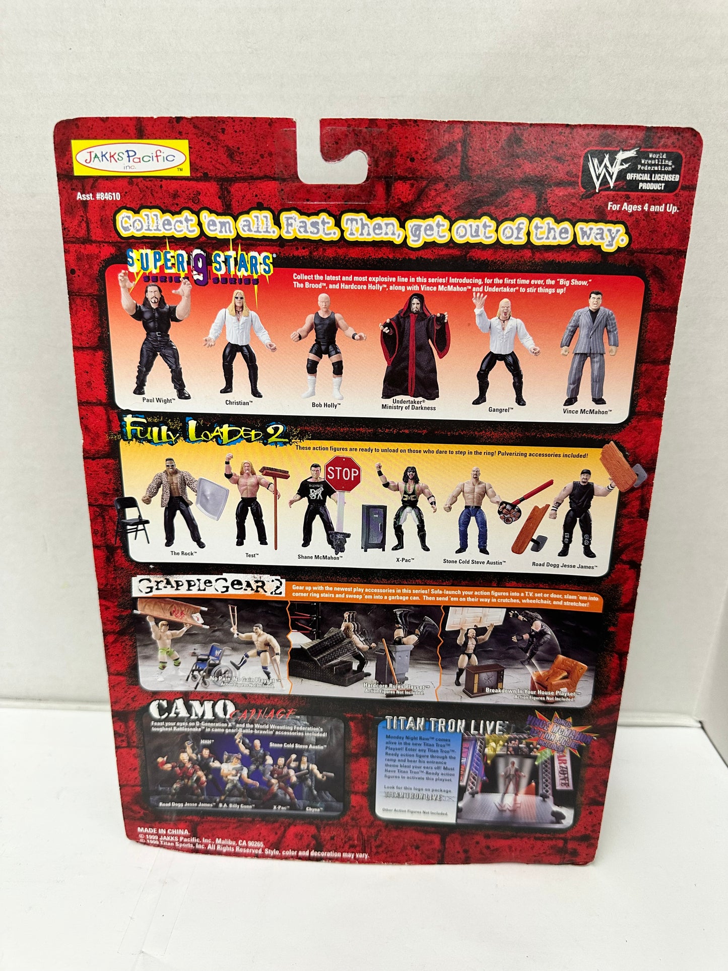 WWF WWE WRESTLING SUMMER SLAM '99 SUPER STARS Series 9 PAUL WIGHT Action Figure