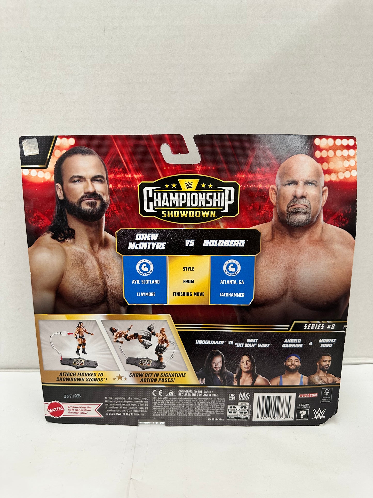 WWE Championship Showdown Series #8 Drew McIntyre vs. Goldberg 2-Pack by Mattel