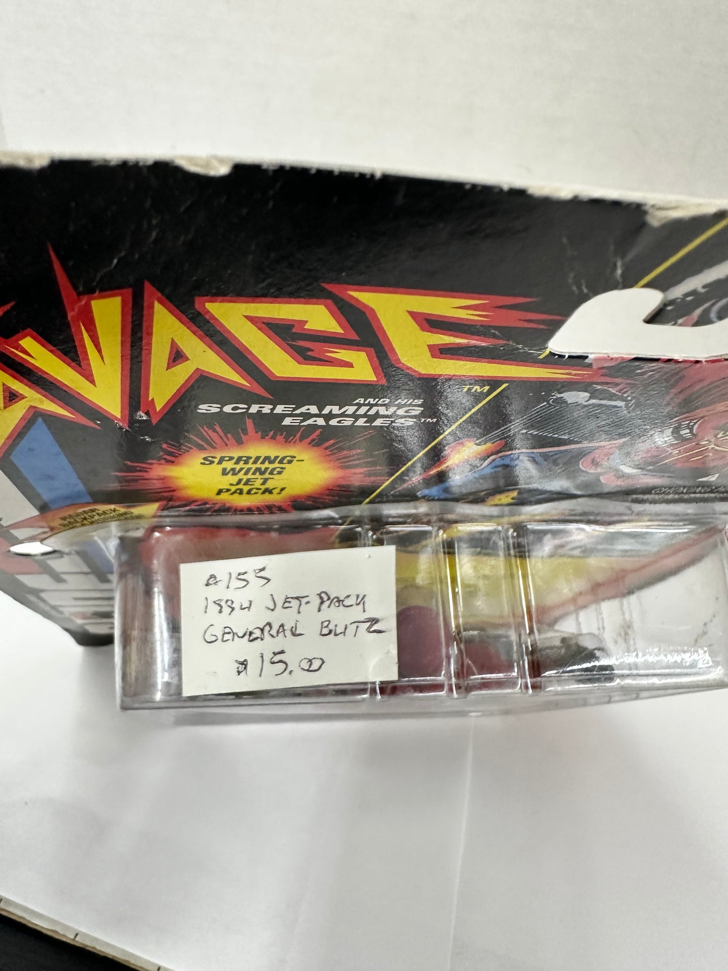 GI Joe SGT SAVAGE Jet Pack GENERAL BLITZ Action Figure Hasbro 1994