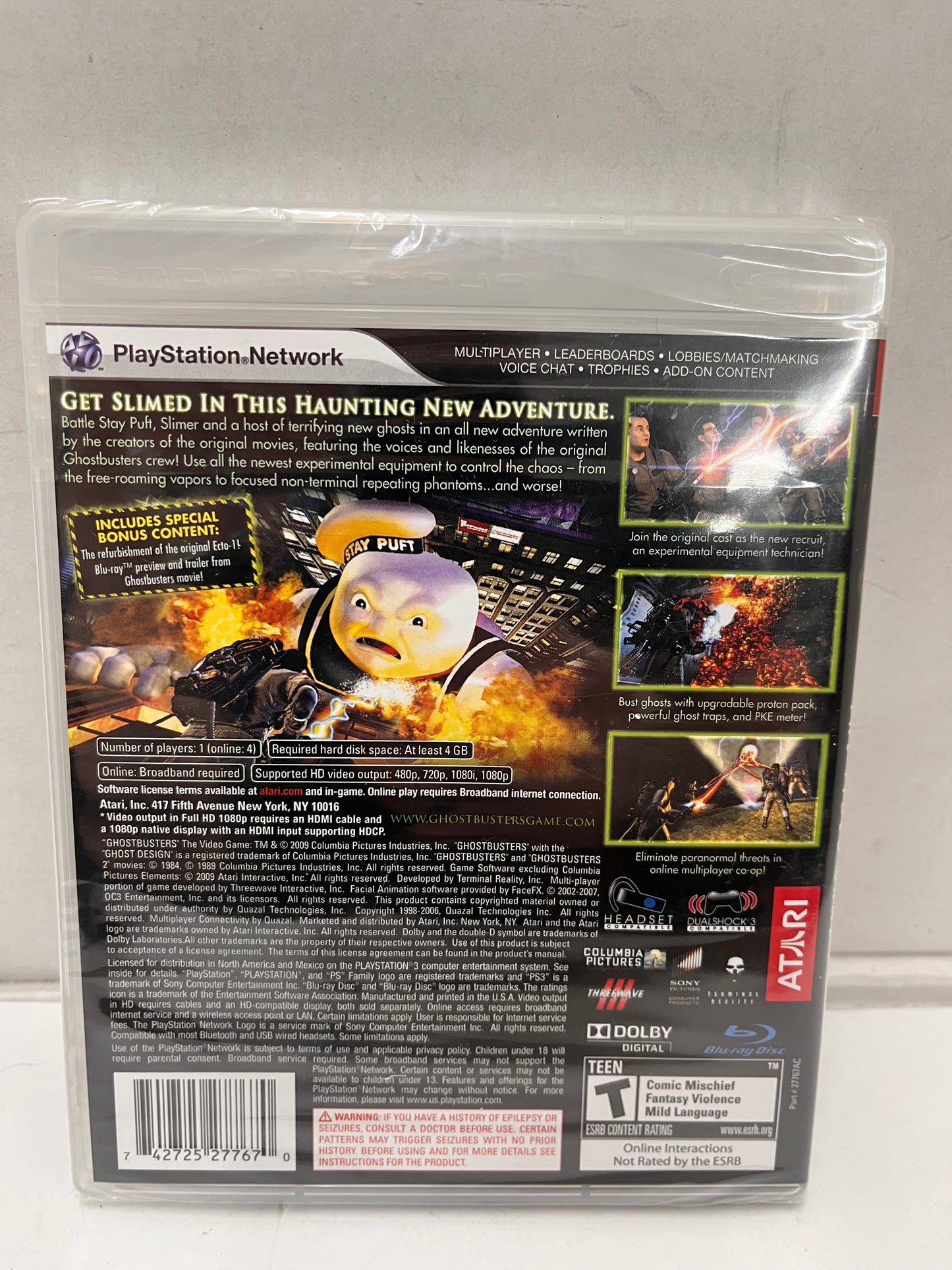 Ghostbusters: The Video Game Sony Playstation 3 PS3 Brand New Sealed!
