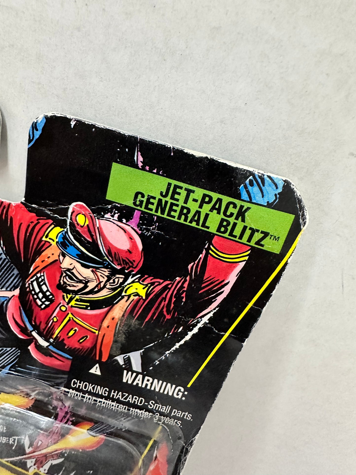 GI Joe SGT SAVAGE Jet Pack GENERAL BLITZ Action Figure Hasbro 1994