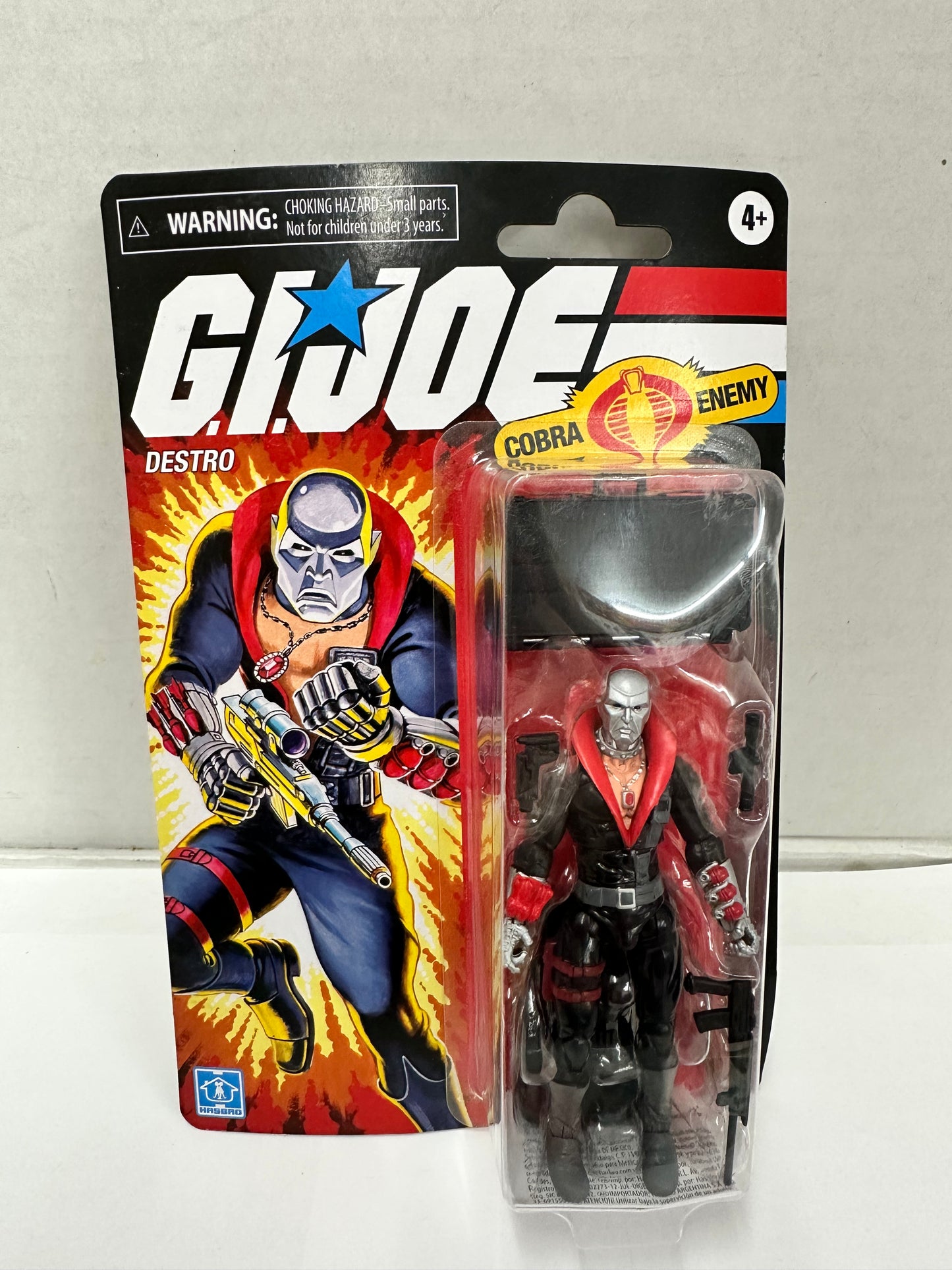 G I Joe Destro Retro Collection, 3.75'' Figure 2020