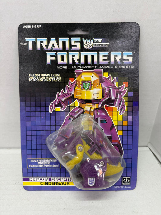 Vintage Original Transformers G1 Firecon Decepticon Cindersaur Sealed MOC