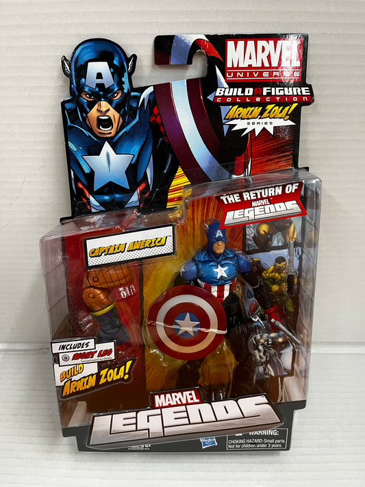 Marvel Legends Bucky Captain America Avenger Arnim Zola BAF Figure 2011 SEALED