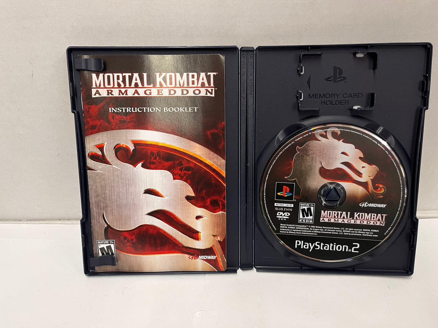 Mortal Kombat: Armageddon (Sony PlayStation 2, 2006) Manual Included