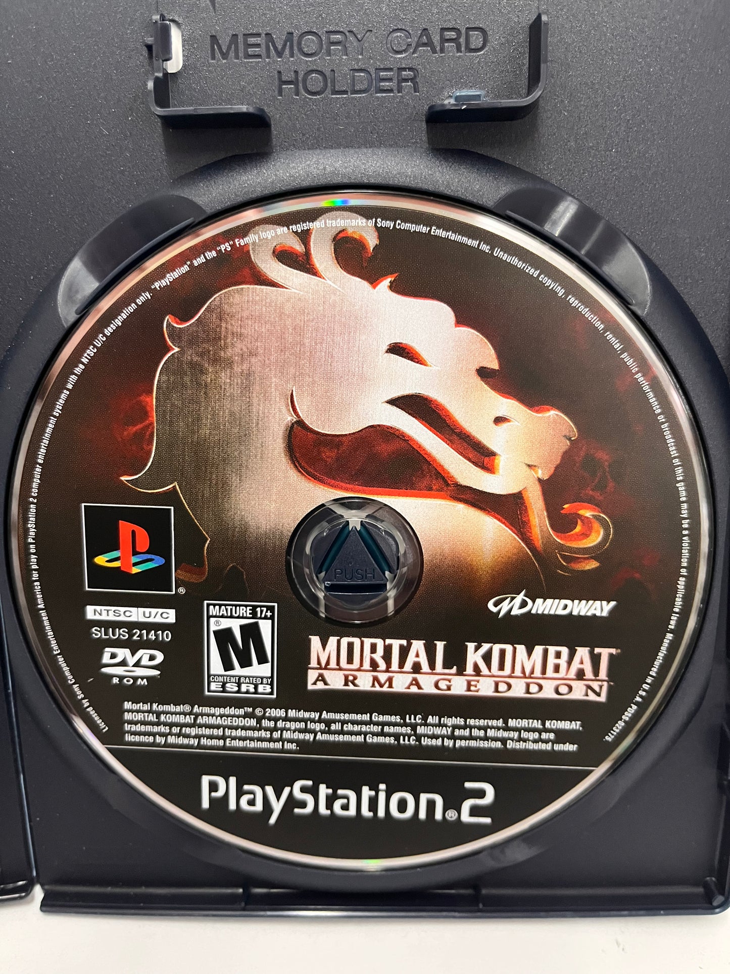 Mortal Kombat: Armageddon (Sony PlayStation 2, 2006) Manual Included