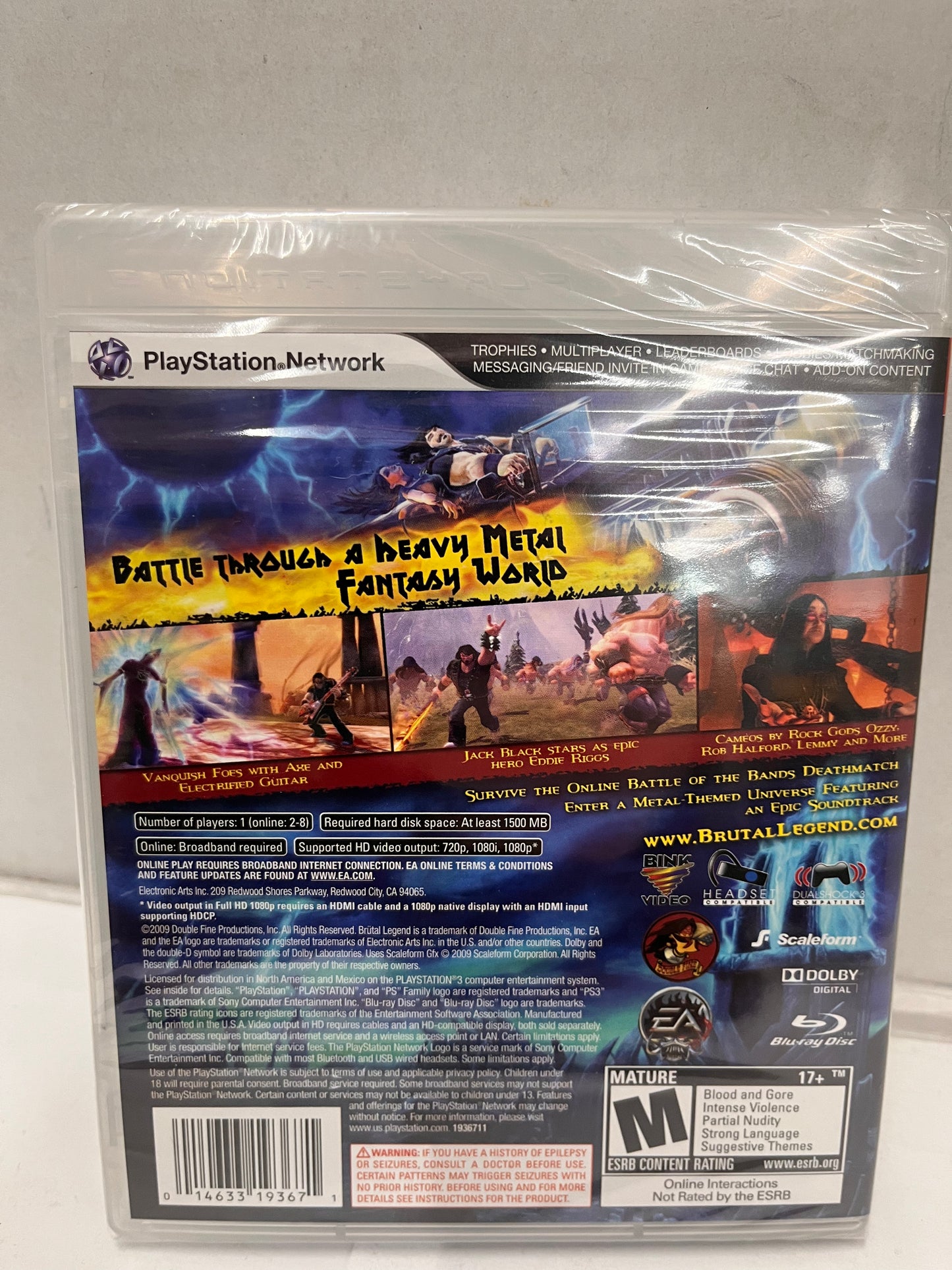 Brutal Legend PS3 (Brand New Factory Sealed) Playstation 3