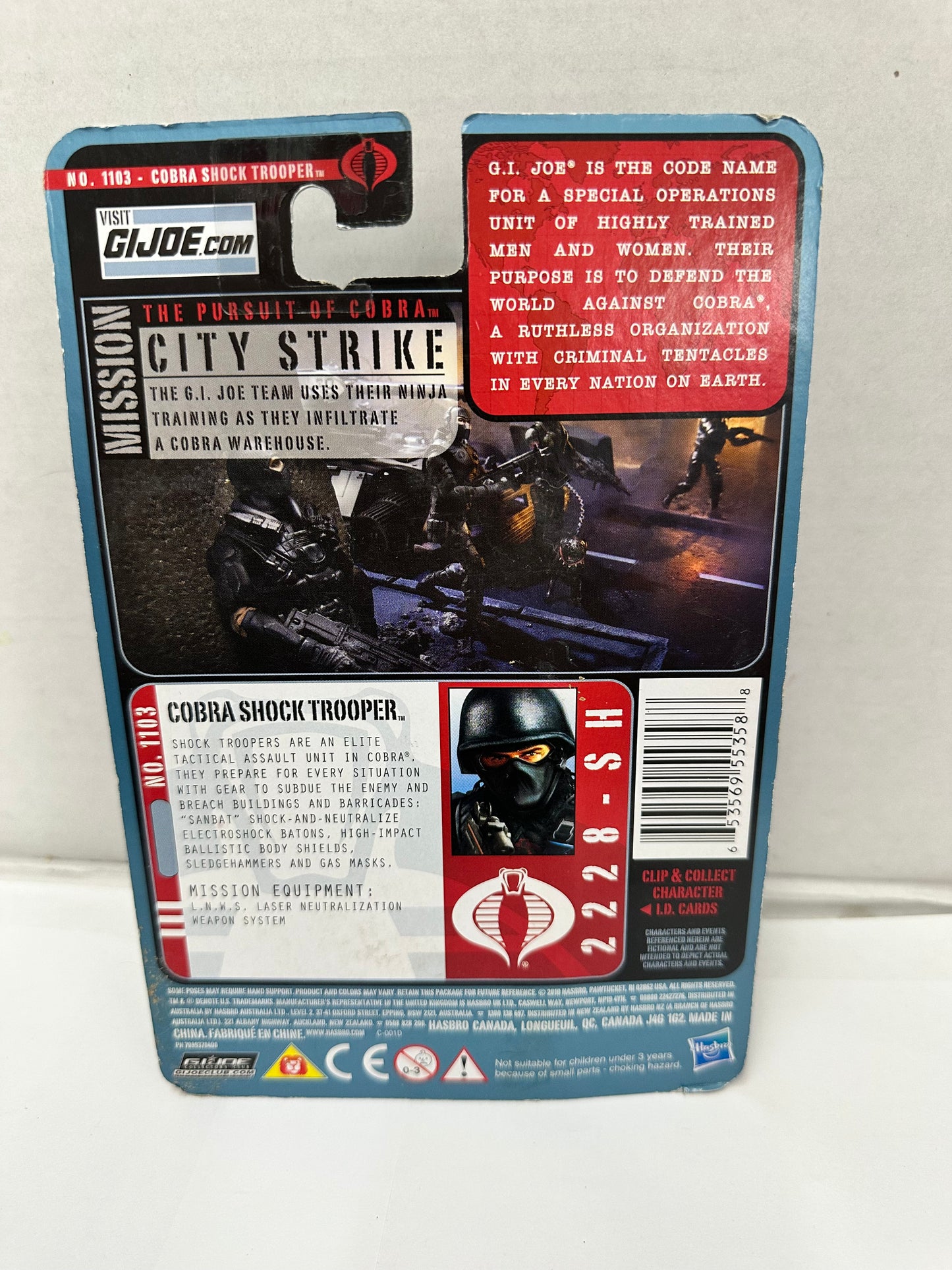 GI Joe Pursuit of Cobra Shock Trooper - Elite Combat Trooper