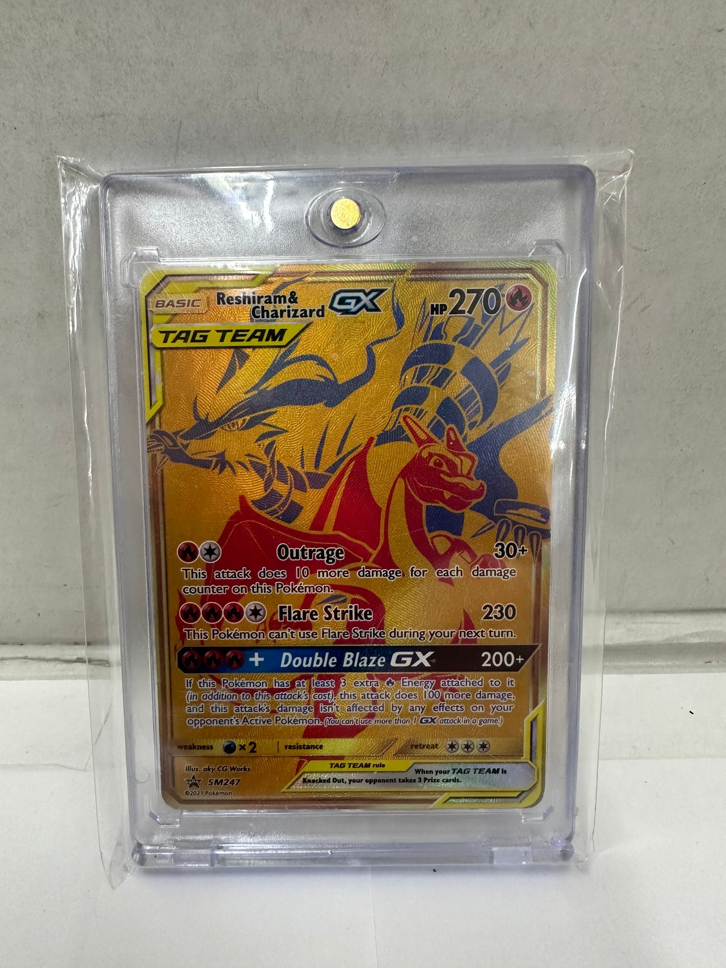 Reshiram & Charizard GX 220/173 Sm12a: Tag Team GX: Holo