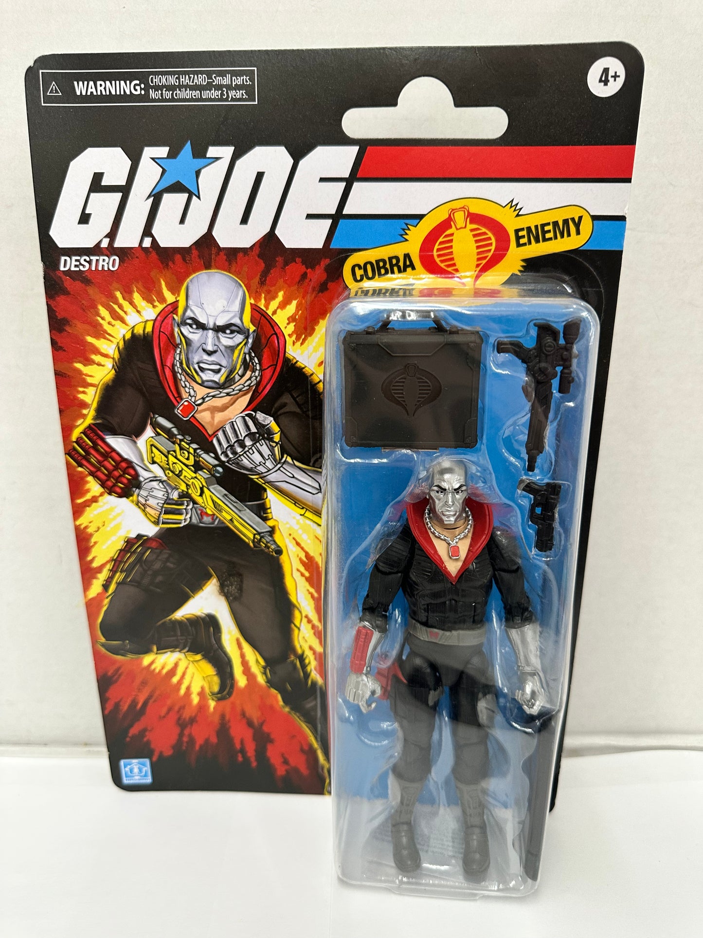 GI Joe Classified Retro Card Destro 6" Figure New on Card Hasbro 2022